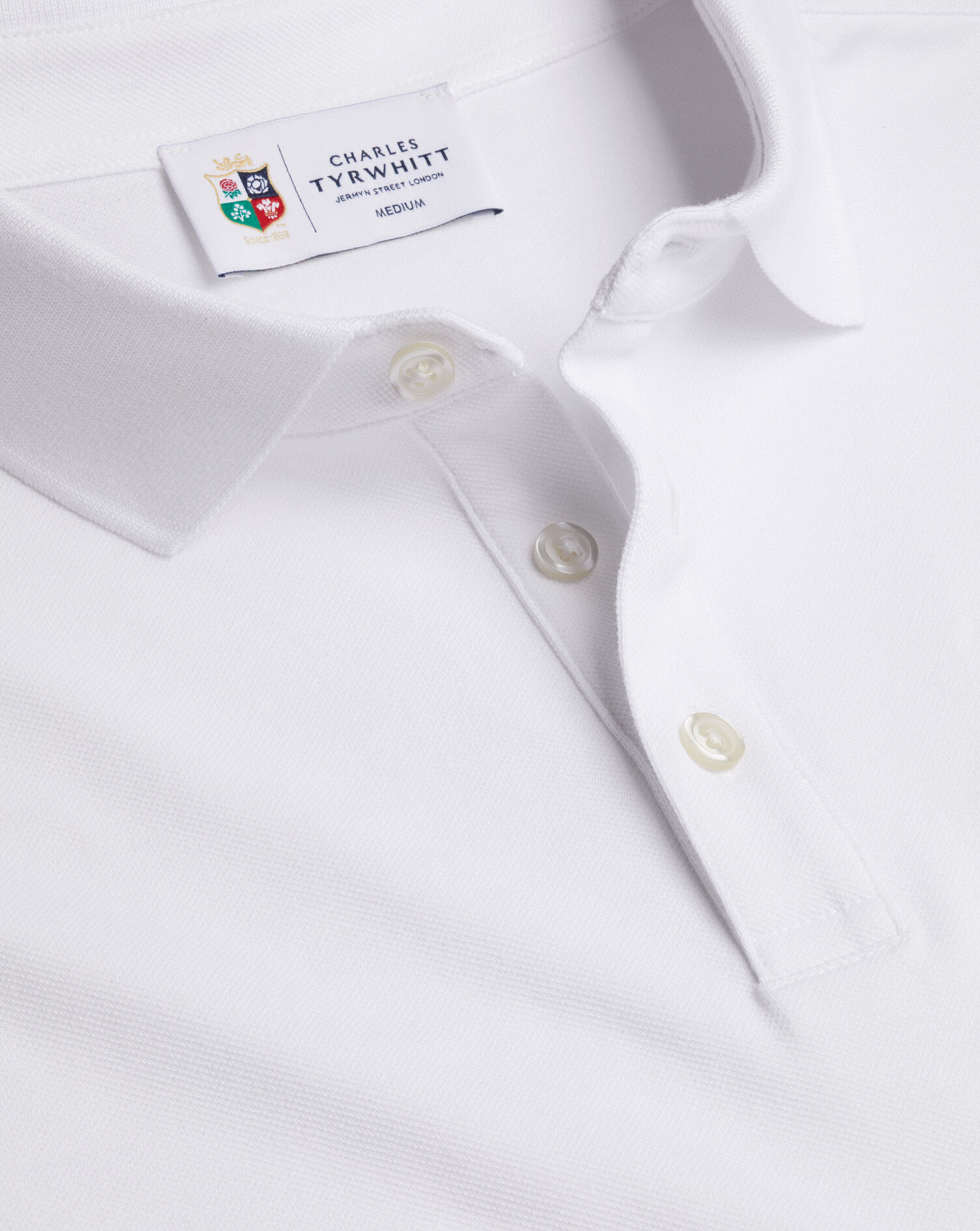 The Lions Pique Polo - White