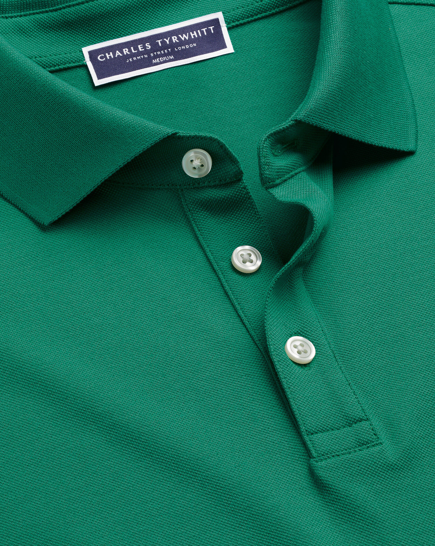 Pique Polo - Green