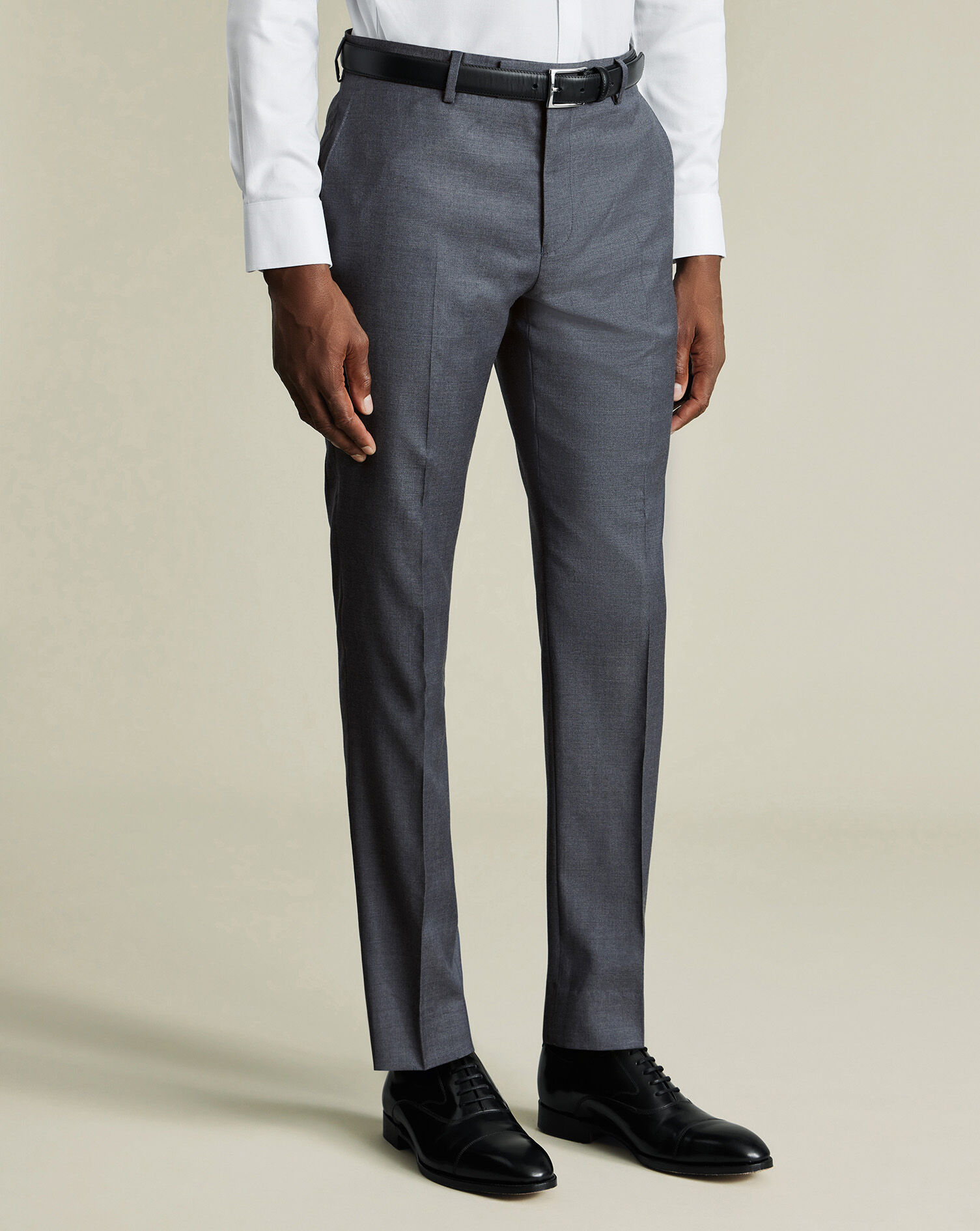 Natural Stretch Twill Suit - Airforce Blue