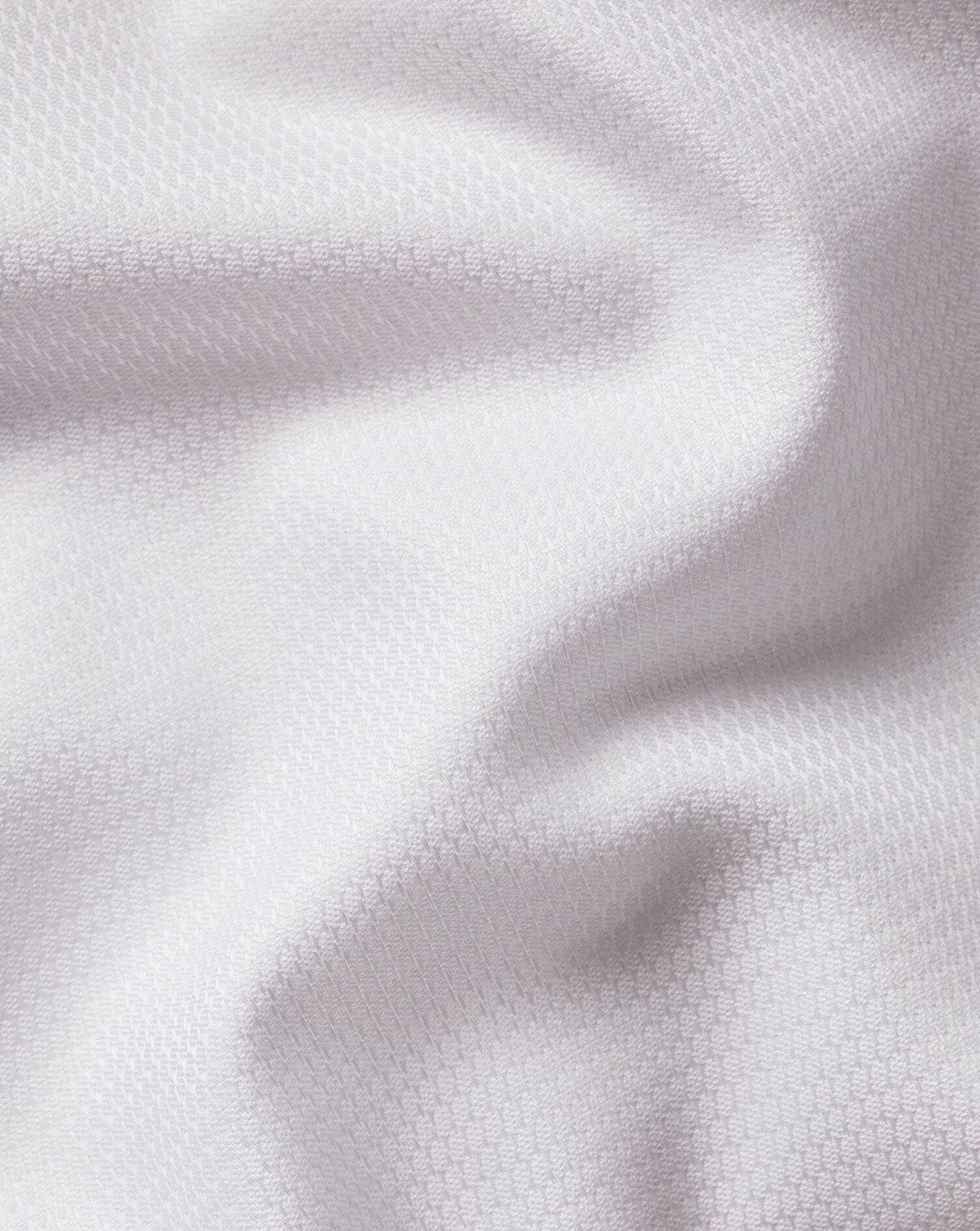 Non-Iron Stretch Burlington Weave Shirt - White