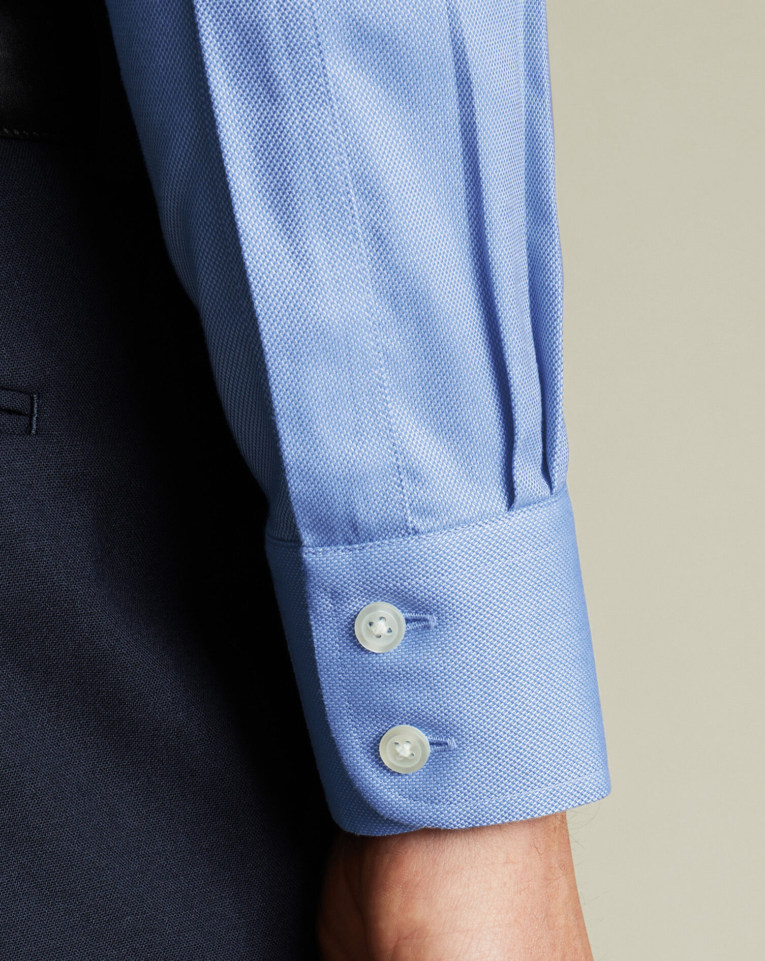 Non-Iron Royal Oxford Shirt - Ocean Blue