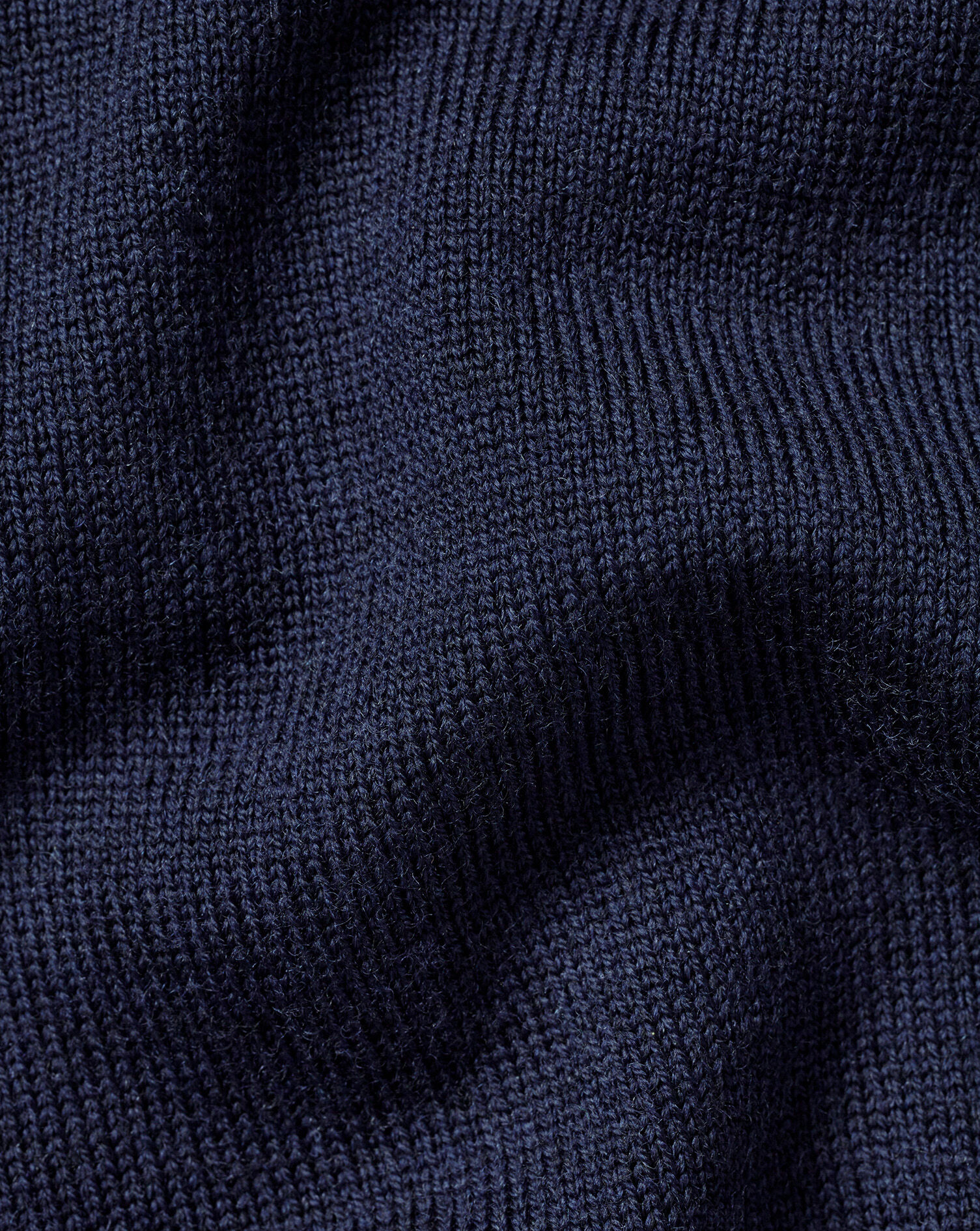 Merino Crew Neck Sweater - Navy