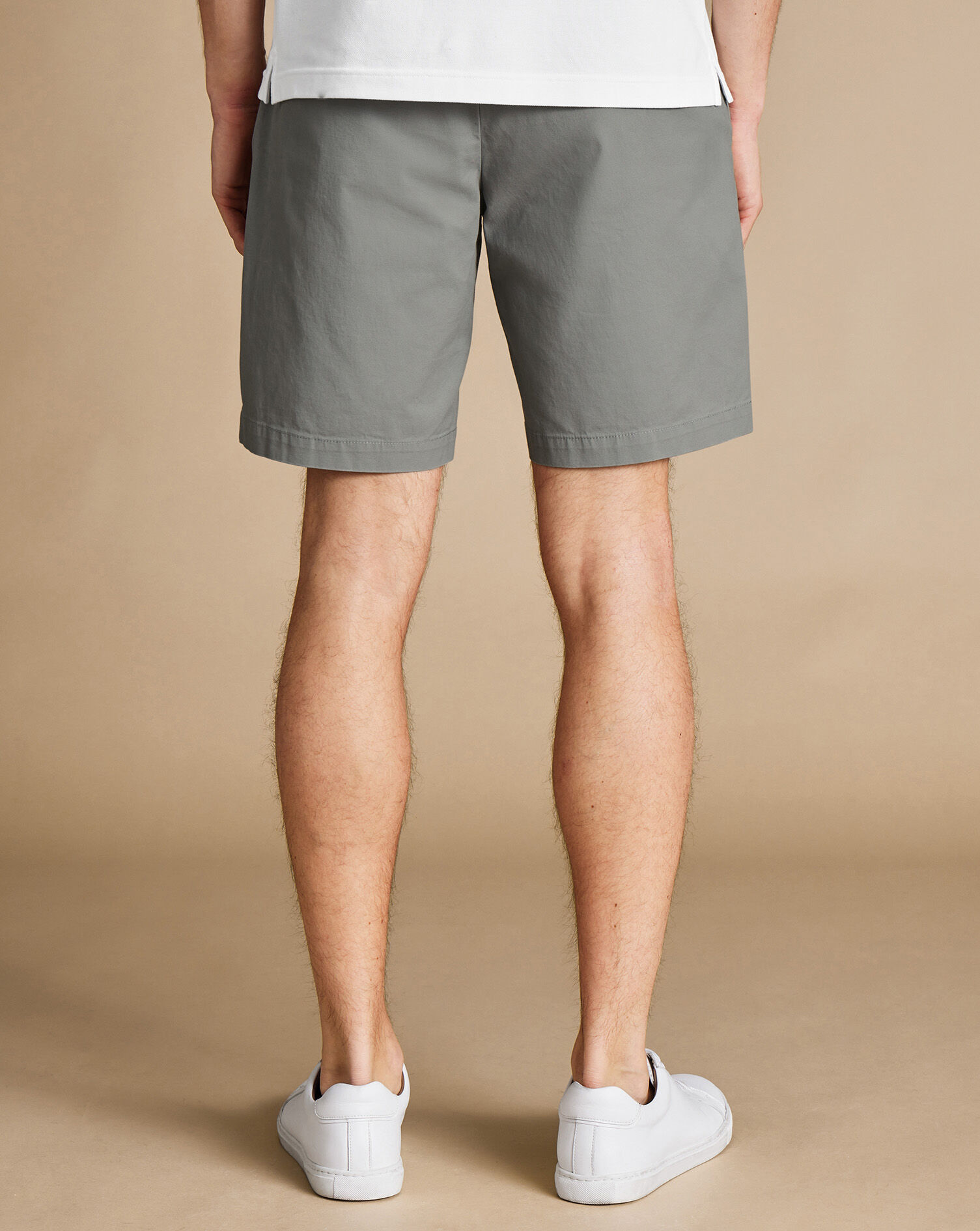 Cotton Shorts - Light Gray