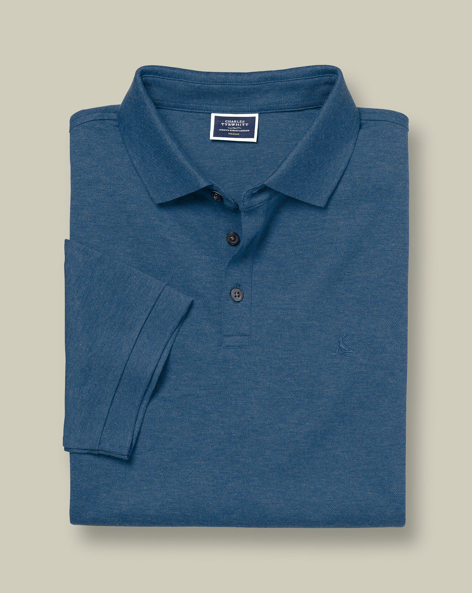 Pique Polo - Indigo Marl