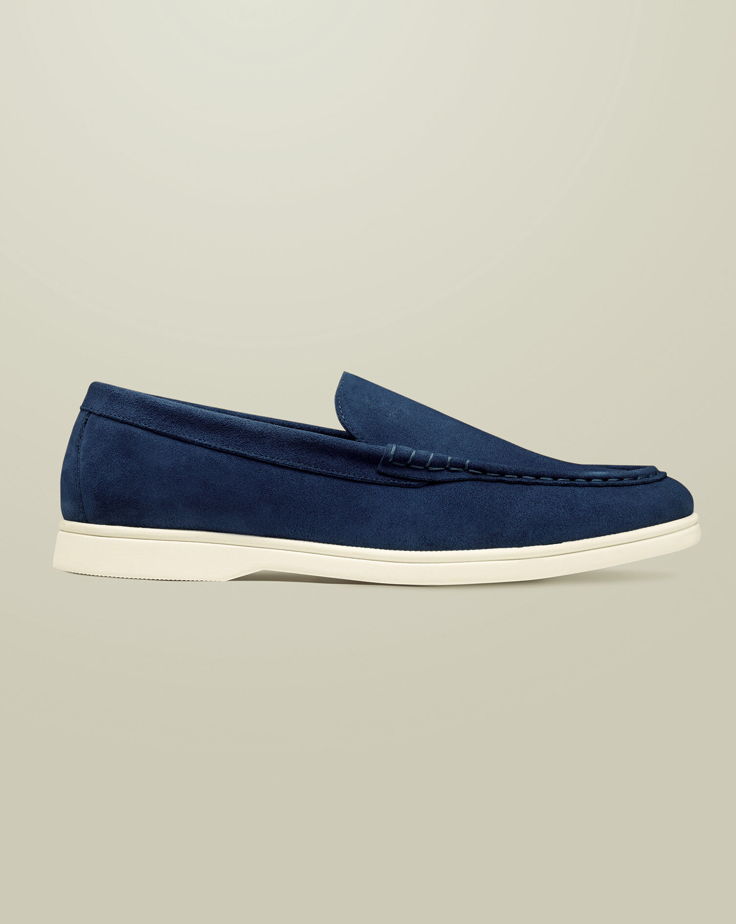 Suede Slip-On Loafer - French Blue