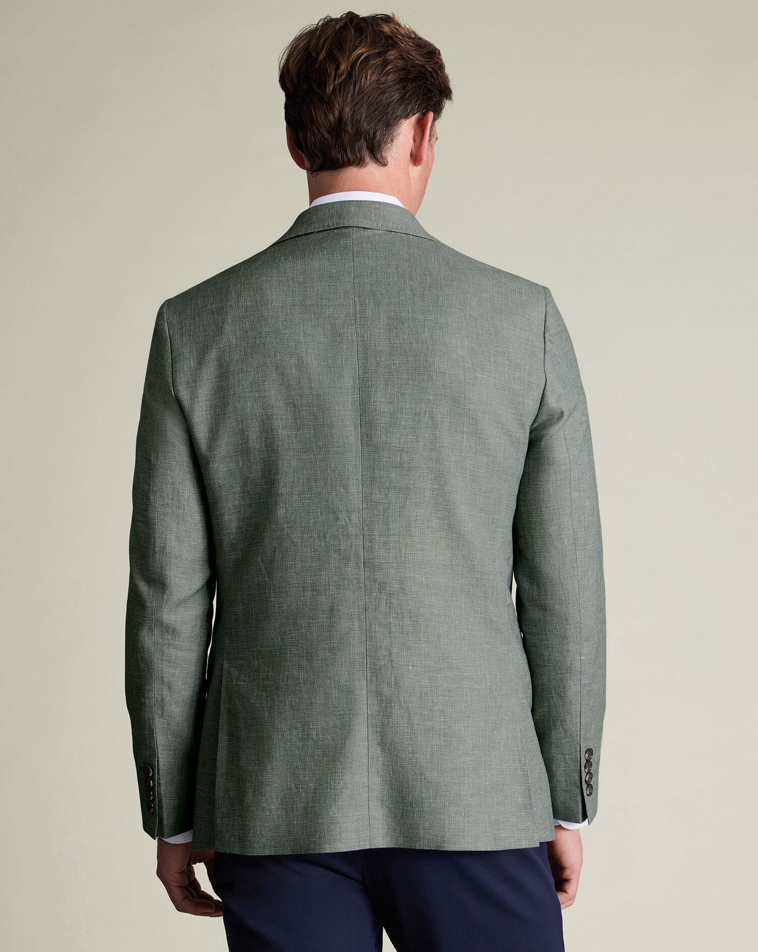 Linen Cotton Jacket - Green