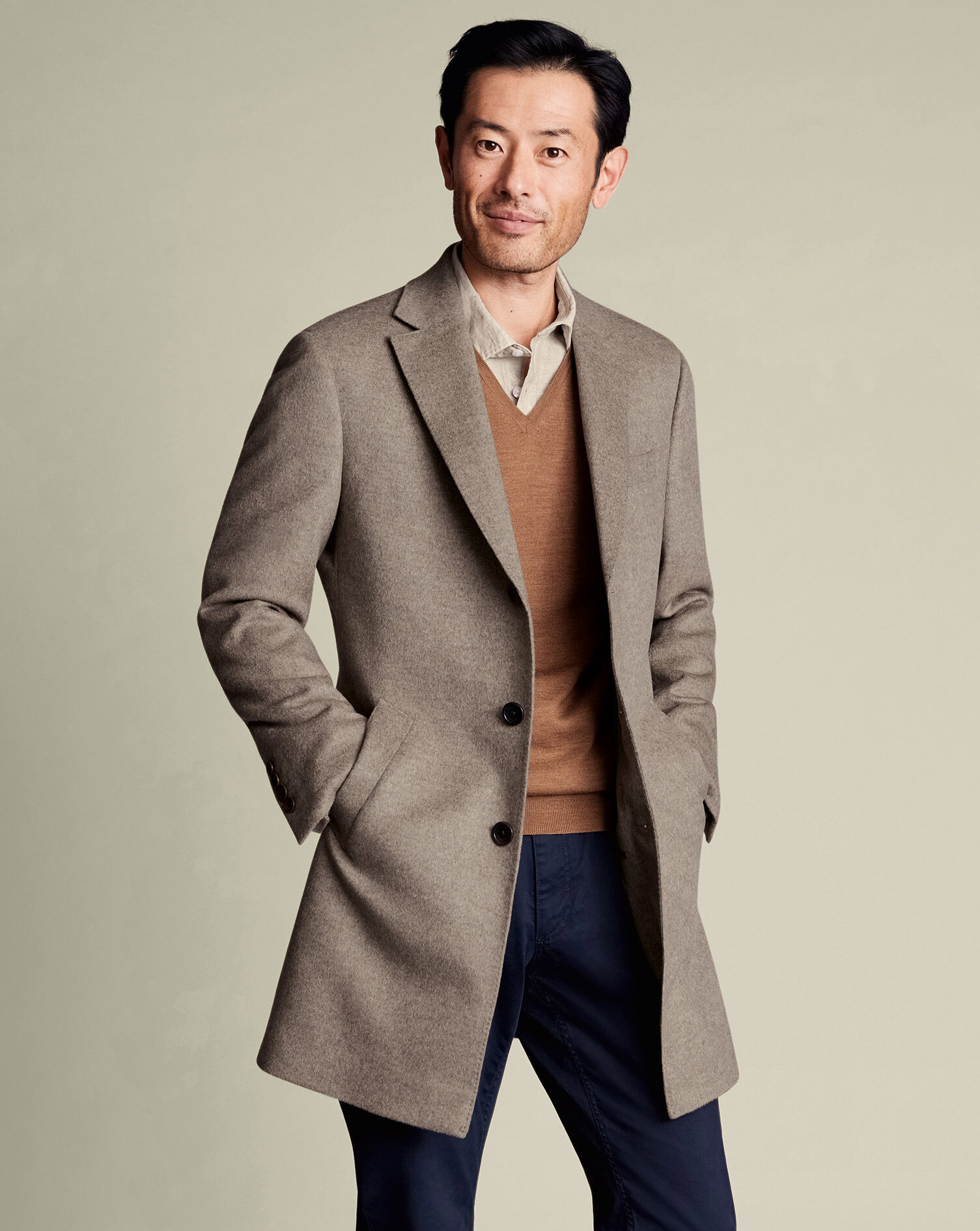 Wool Overcoat - Oatmeal