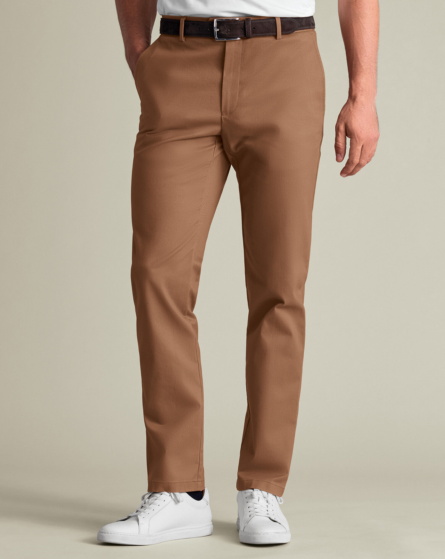 Ultimate Non-Iron Chinos - Toffee