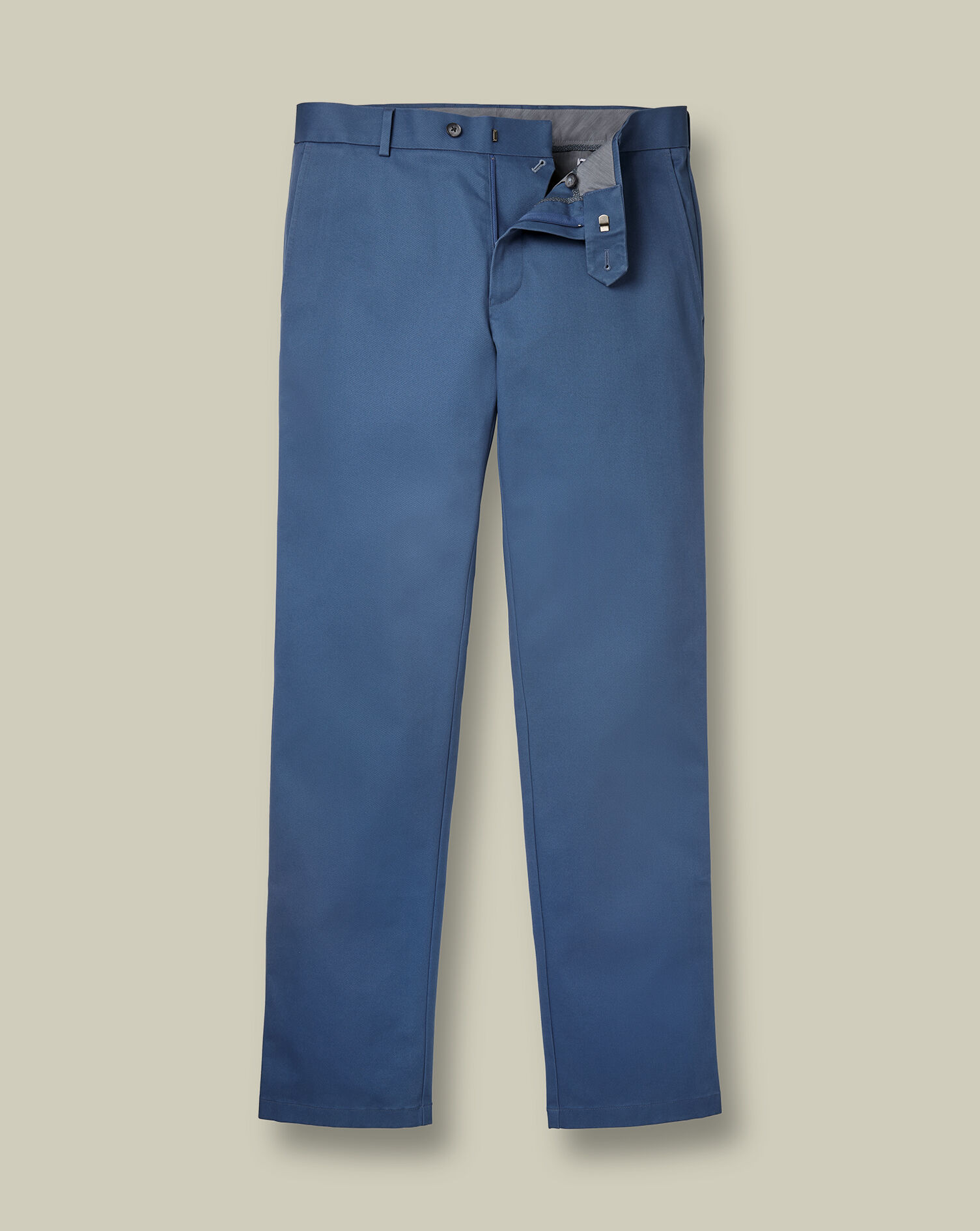 Ultimate Non-Iron Chinos - Mid Blue
