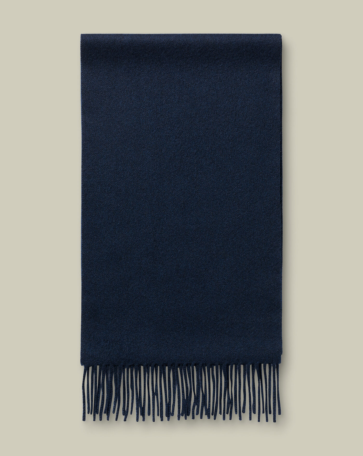 Cashmere Scarf - Navy