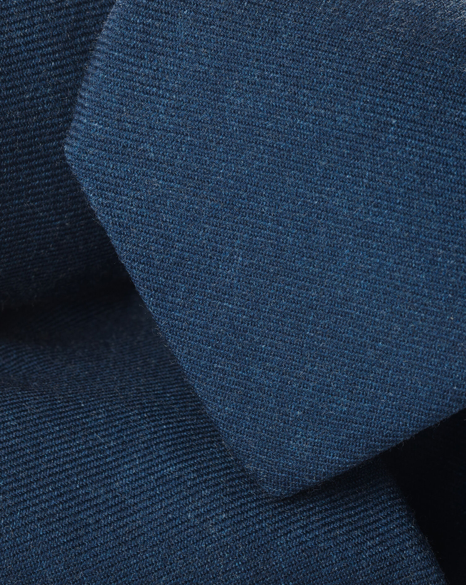 Wool Tie - Mid Blue