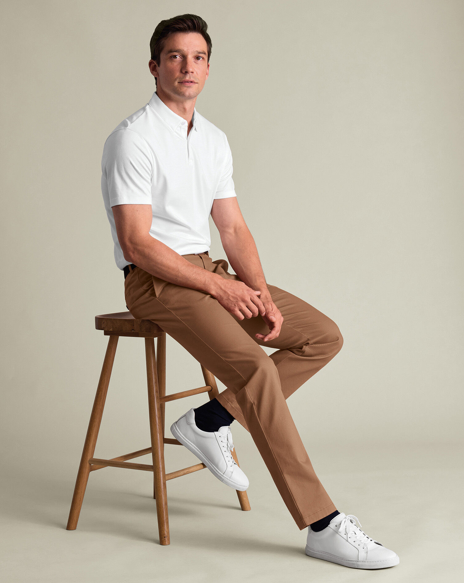 Ultimate Non-Iron Chinos - Toffee