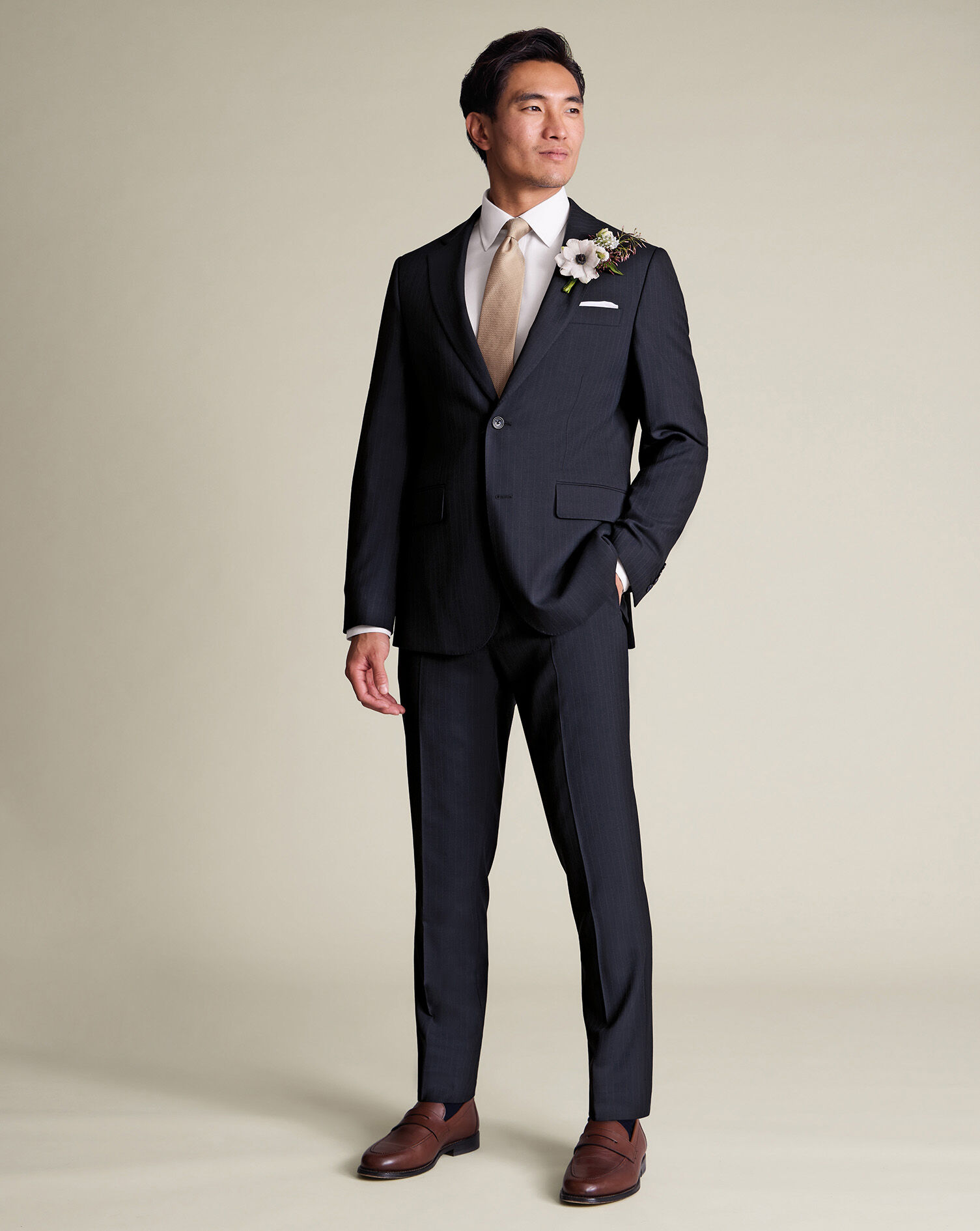 Stripe Suit - French Navy