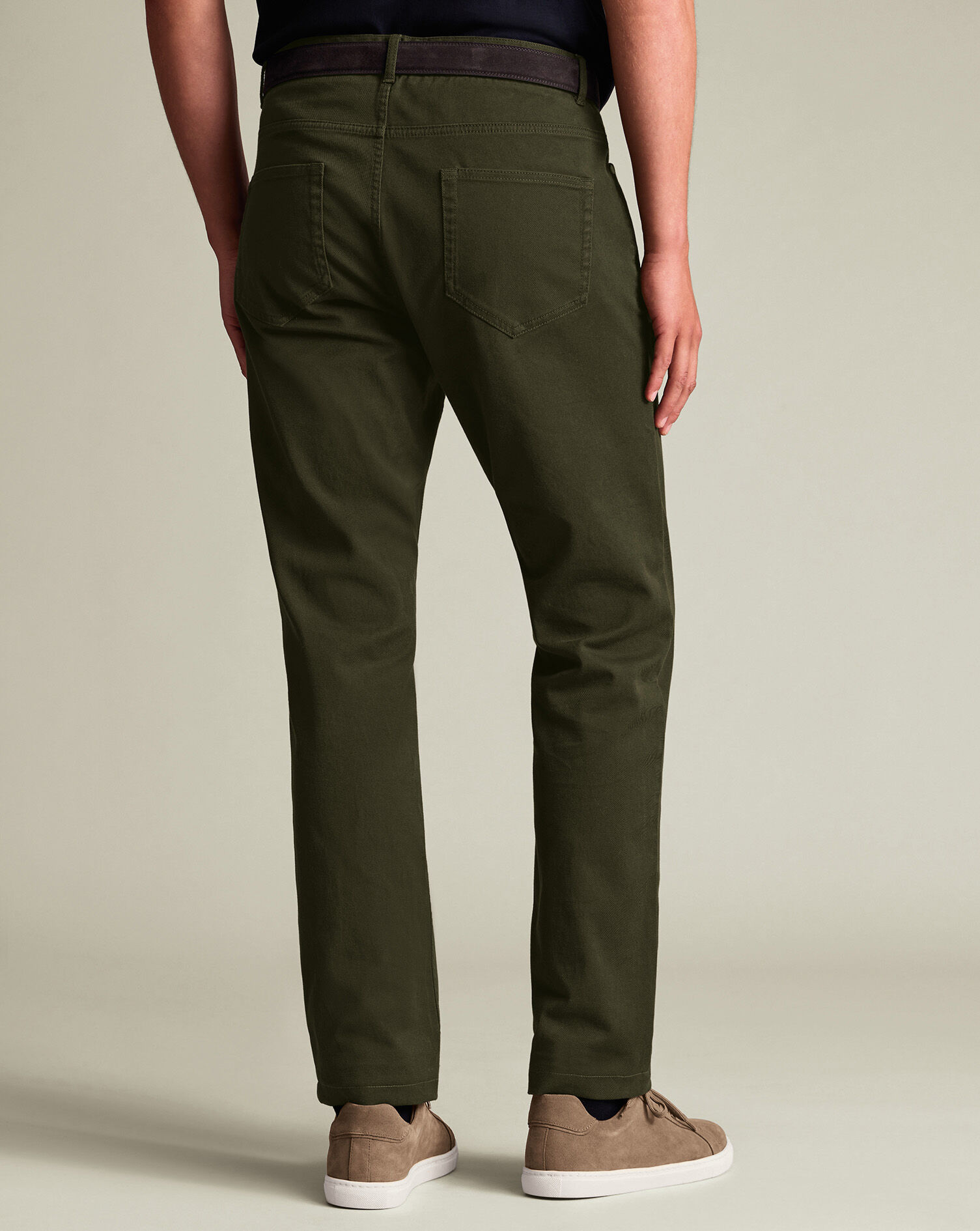 5 Pocket Jeans - Forest Green