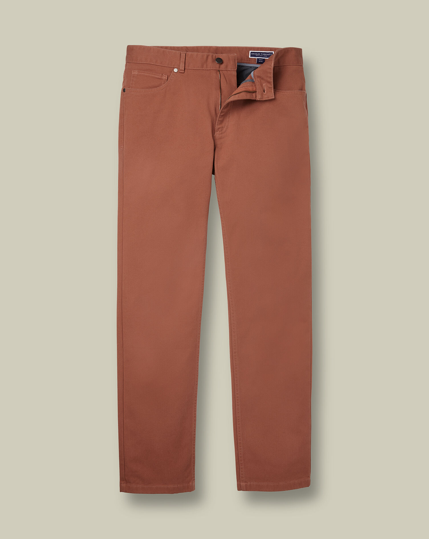 5 Pocket Jeans - Rust