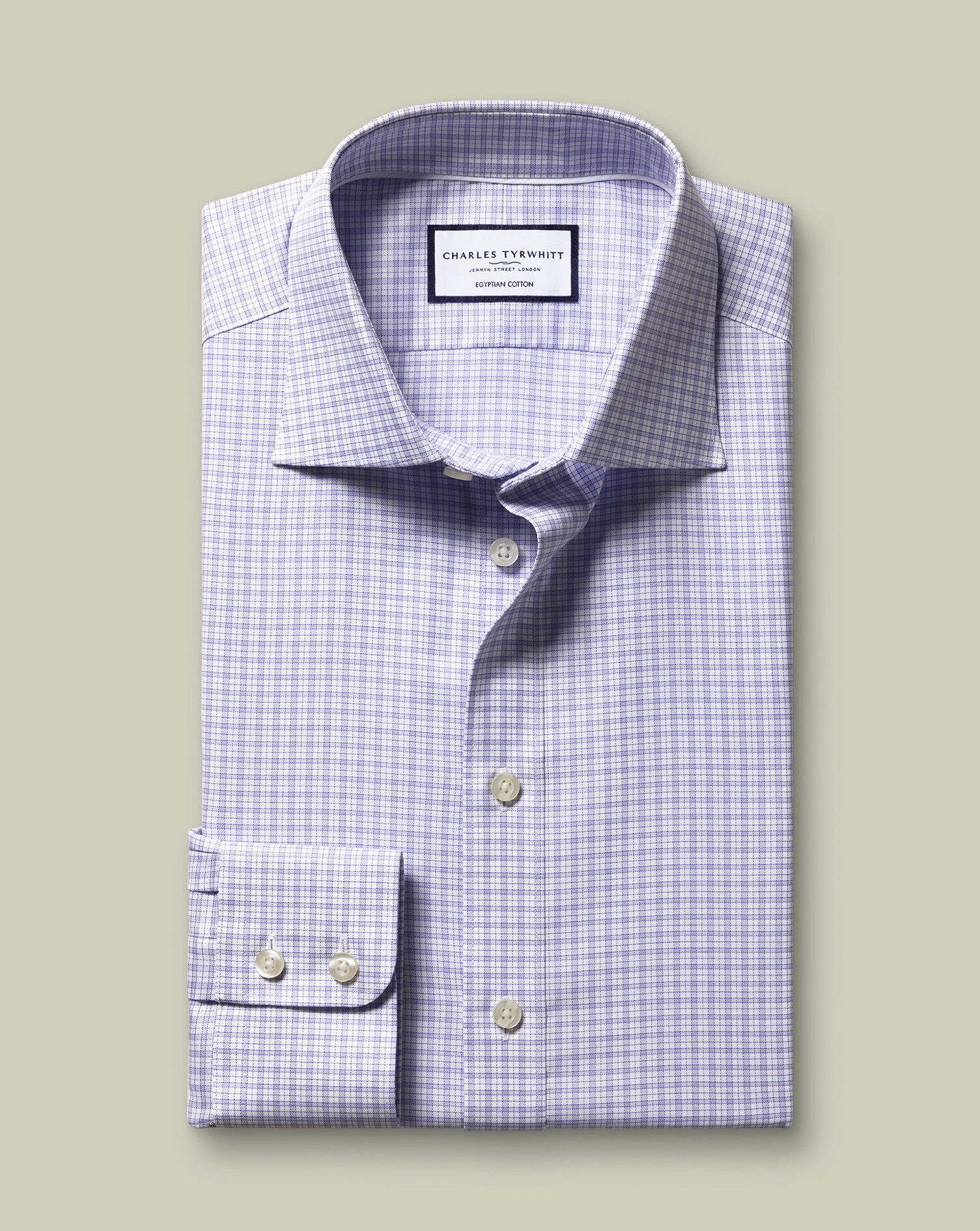 Luxury Check Shirt - Lilac