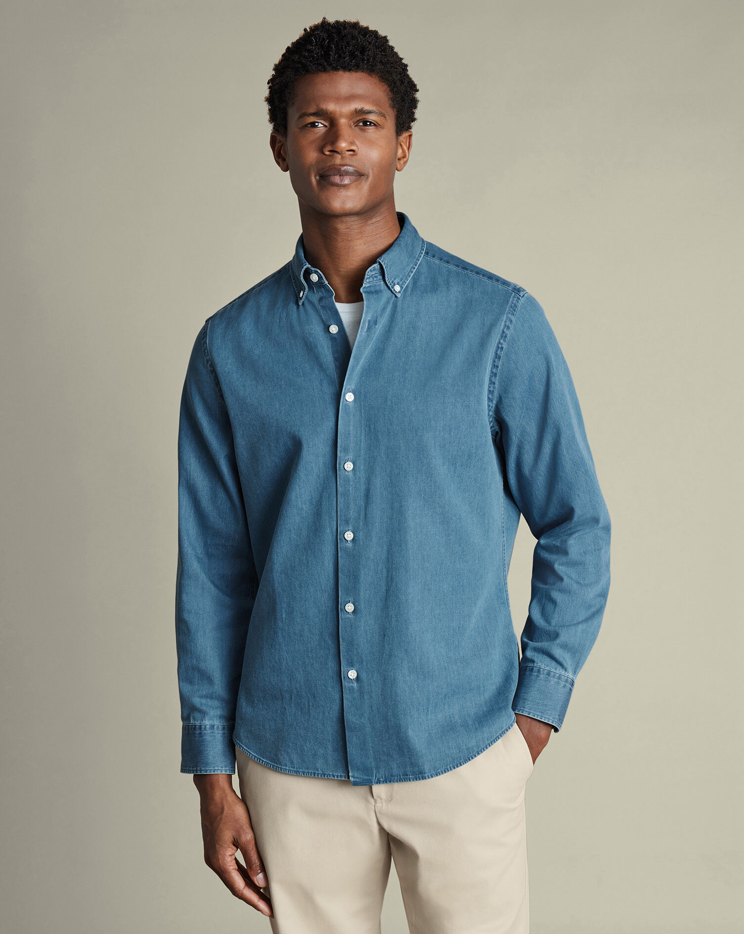 Denim Shirt - Ocean Blue