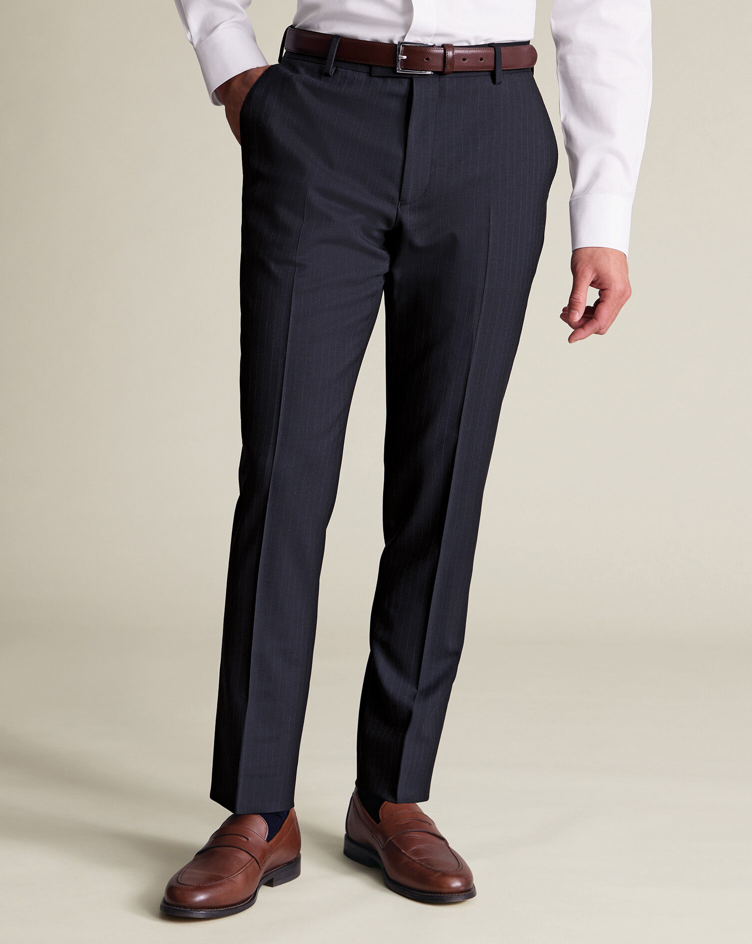 Stripe Suit - French Navy