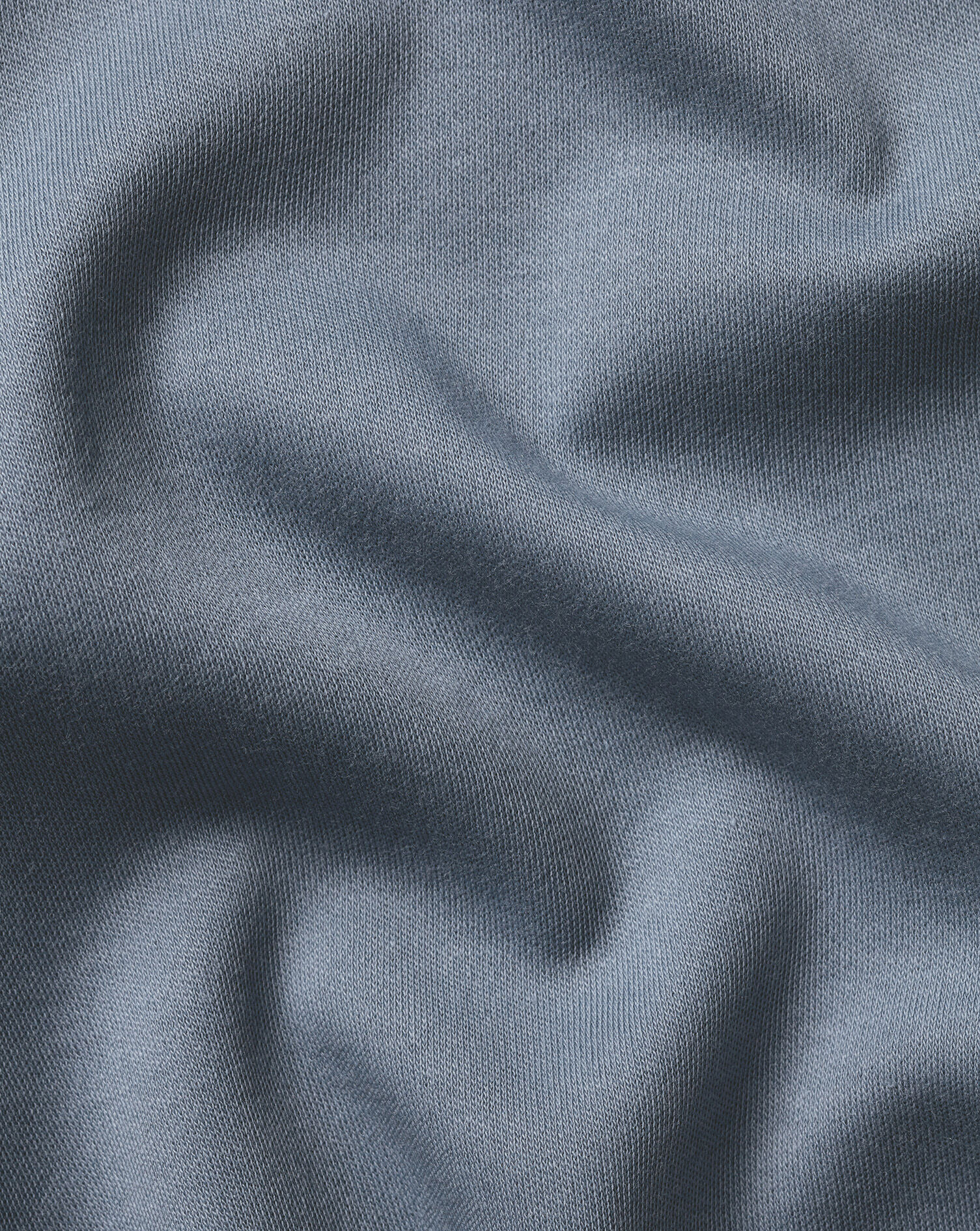 Long Sleeve Jersey Polo - Steel Blue