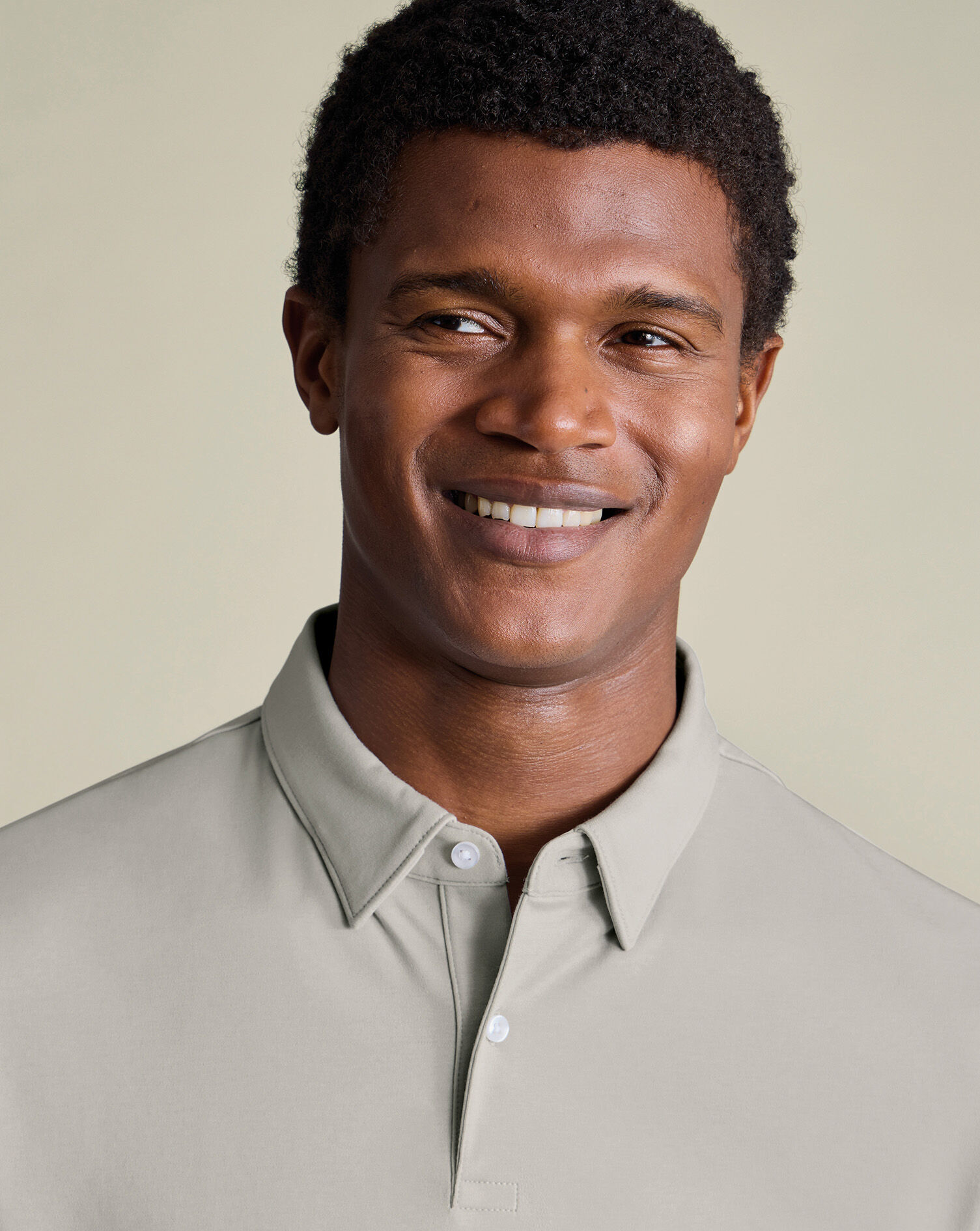 Jersey Polo - Silver Gray
