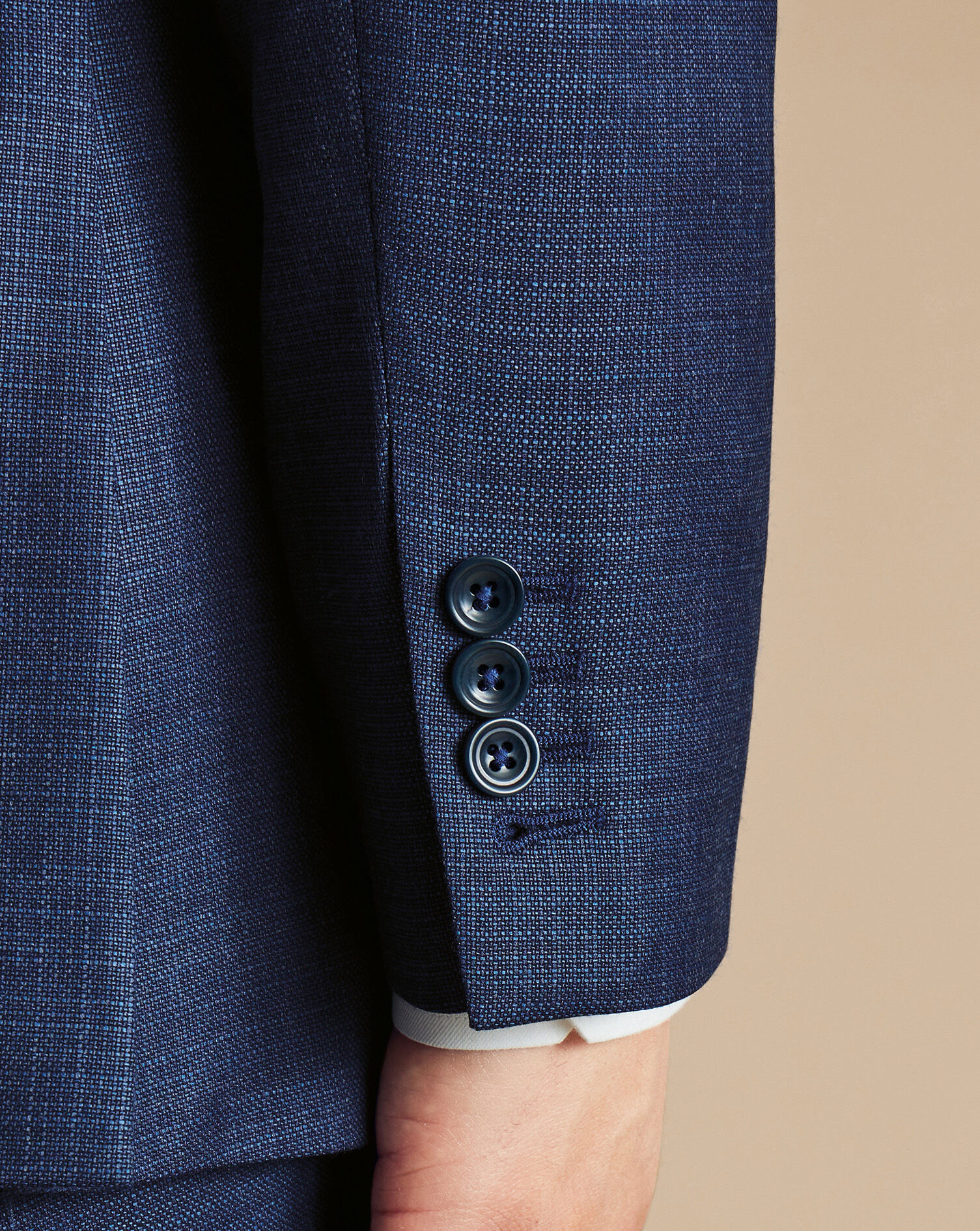 Luxury Italian Suit - Indigo Blue