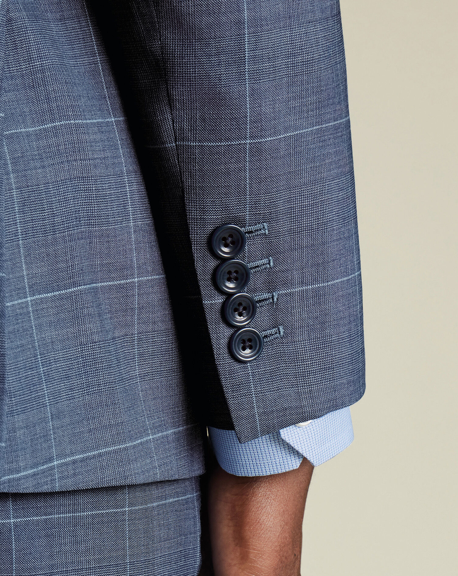 Ultimate Performance Check Suit - Steel Blue