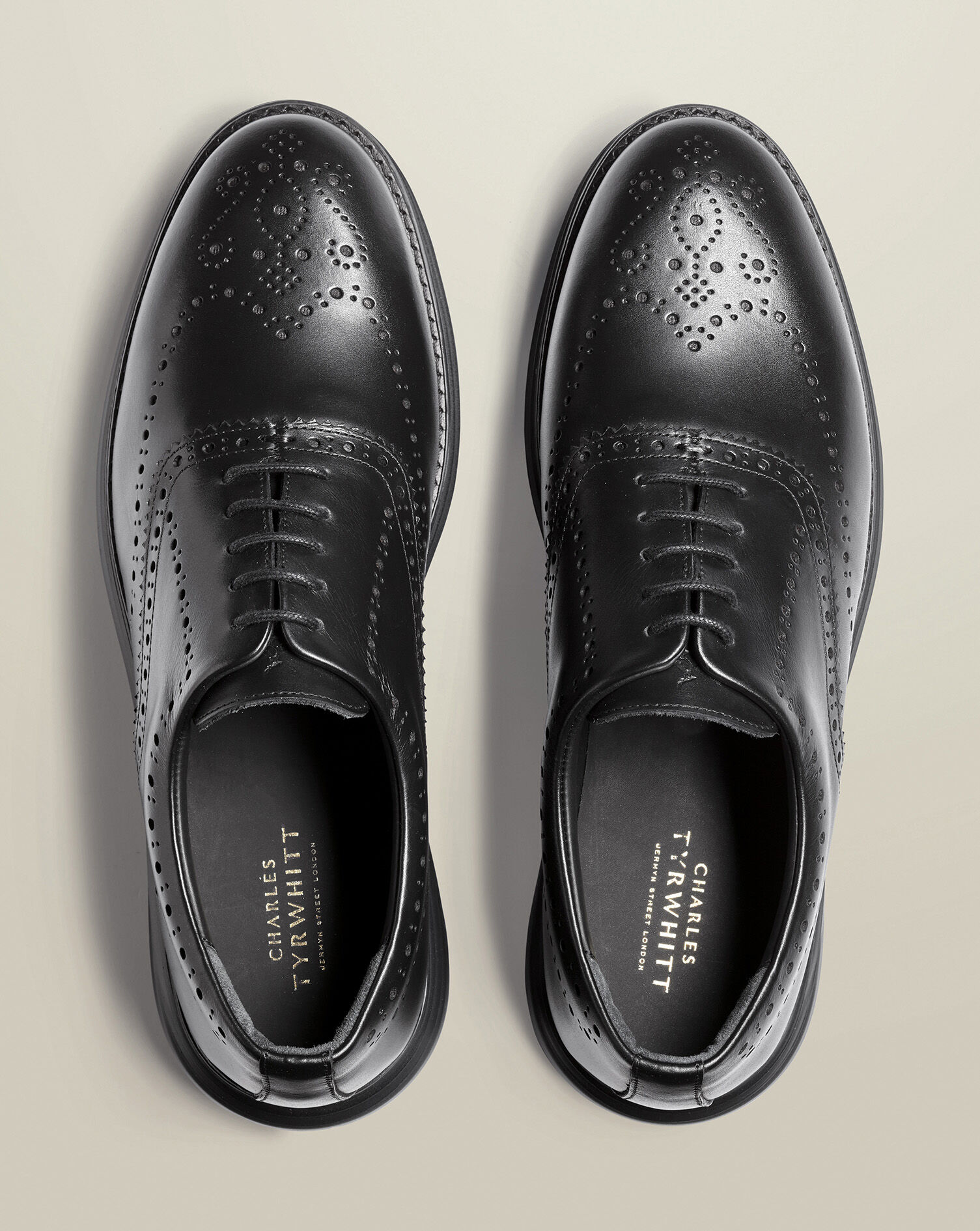 Leather Dress Sneakers - Black