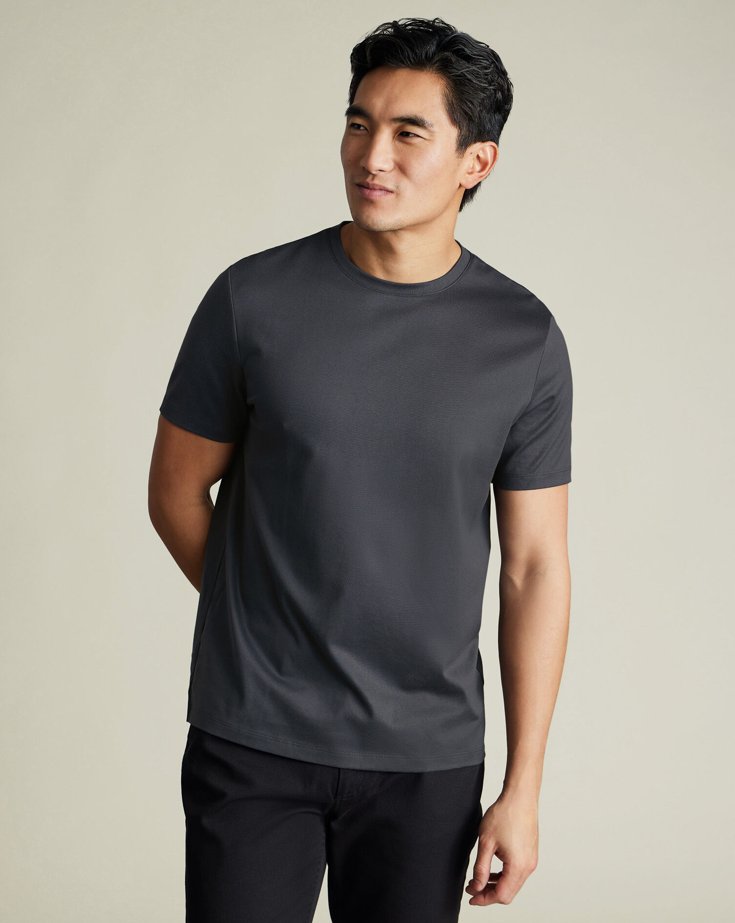Cotton T-Shirt - Graphite Gray