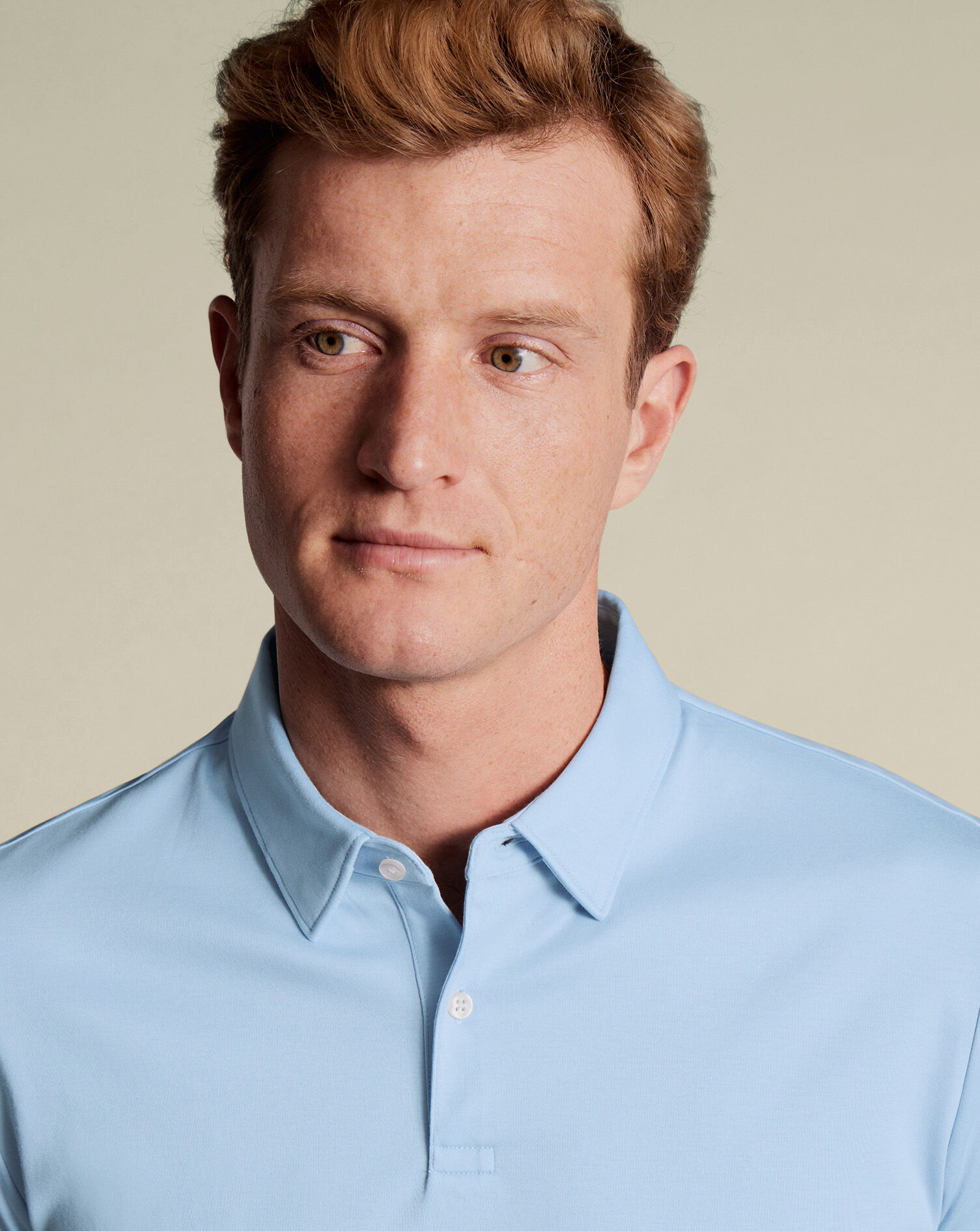 Smart Jersey Polo - Sky Blue