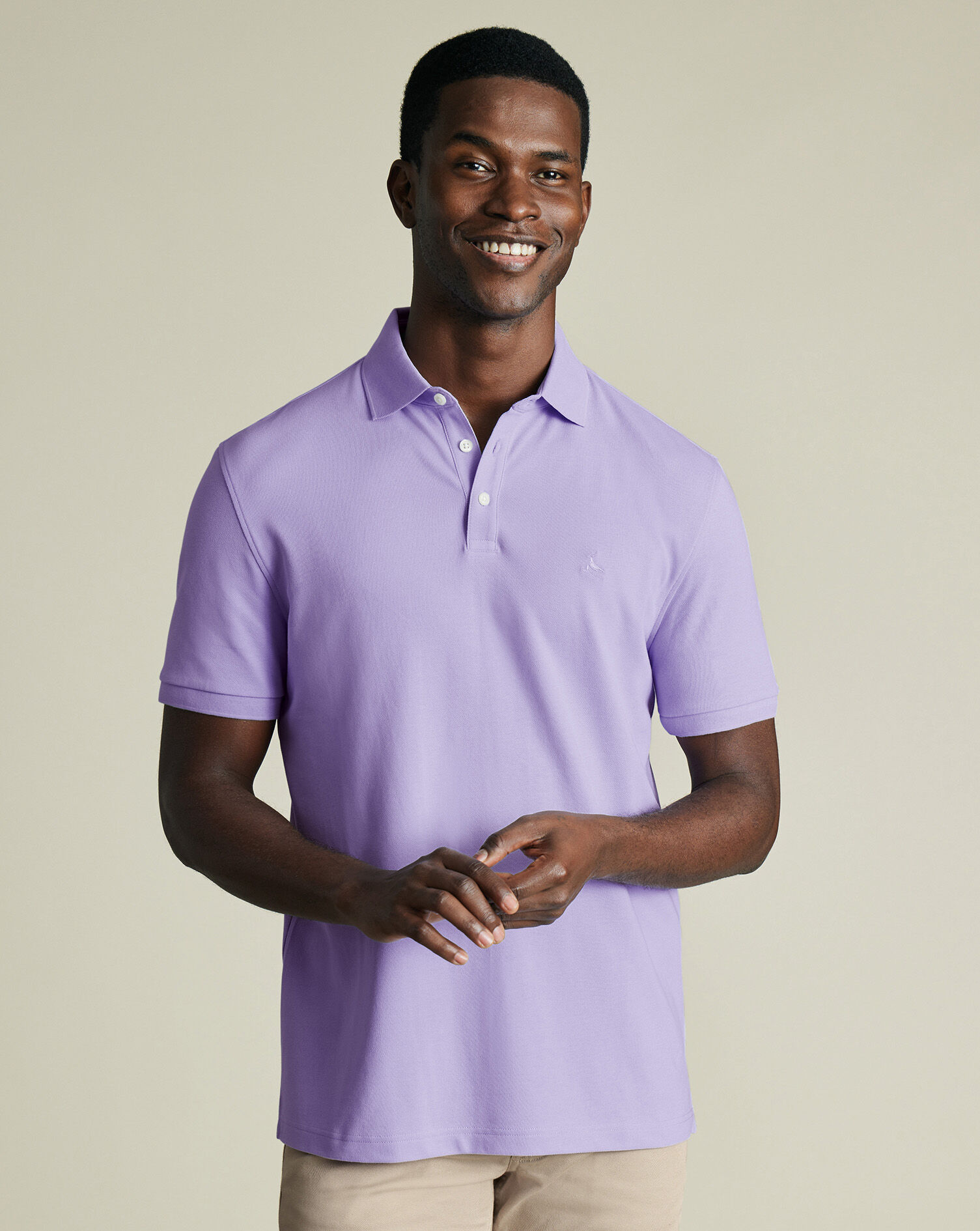 Pique Polo - Lilac Purple