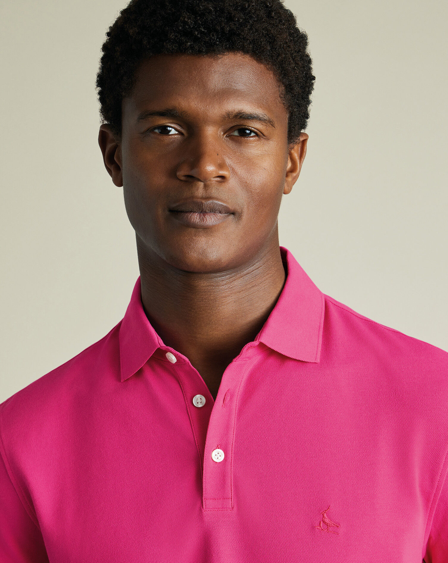 Pique Polo - Bright Pink