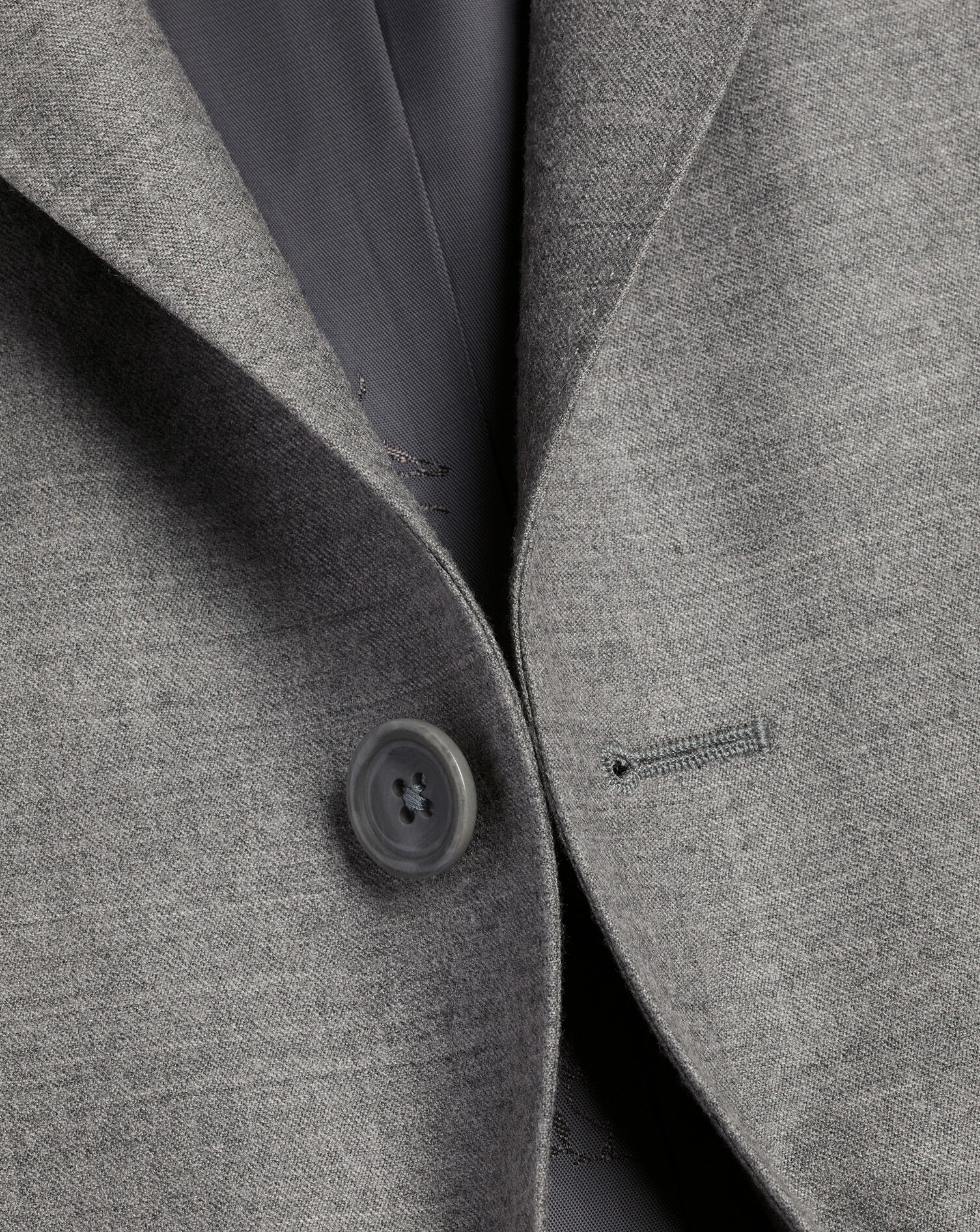 Italian Flannel Suit - Gray
