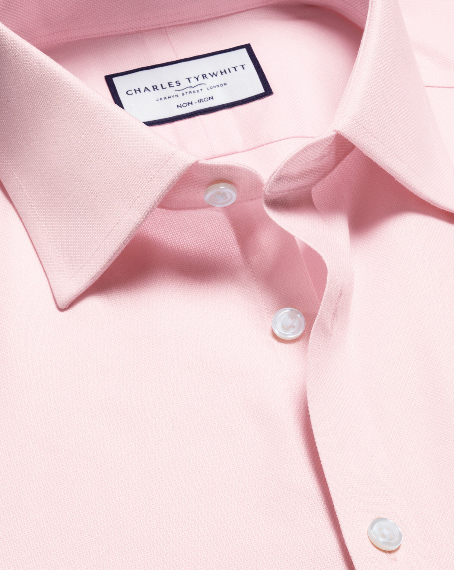 Non-Iron Royal Oxford Shirt - Light Pink