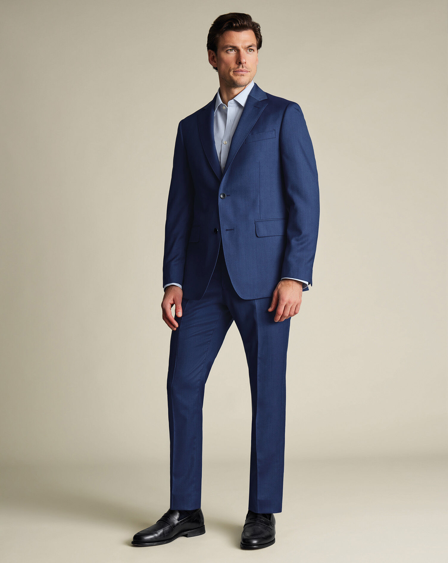 Ultimate Performance Sharkskin Suit Pants - Royal Blue