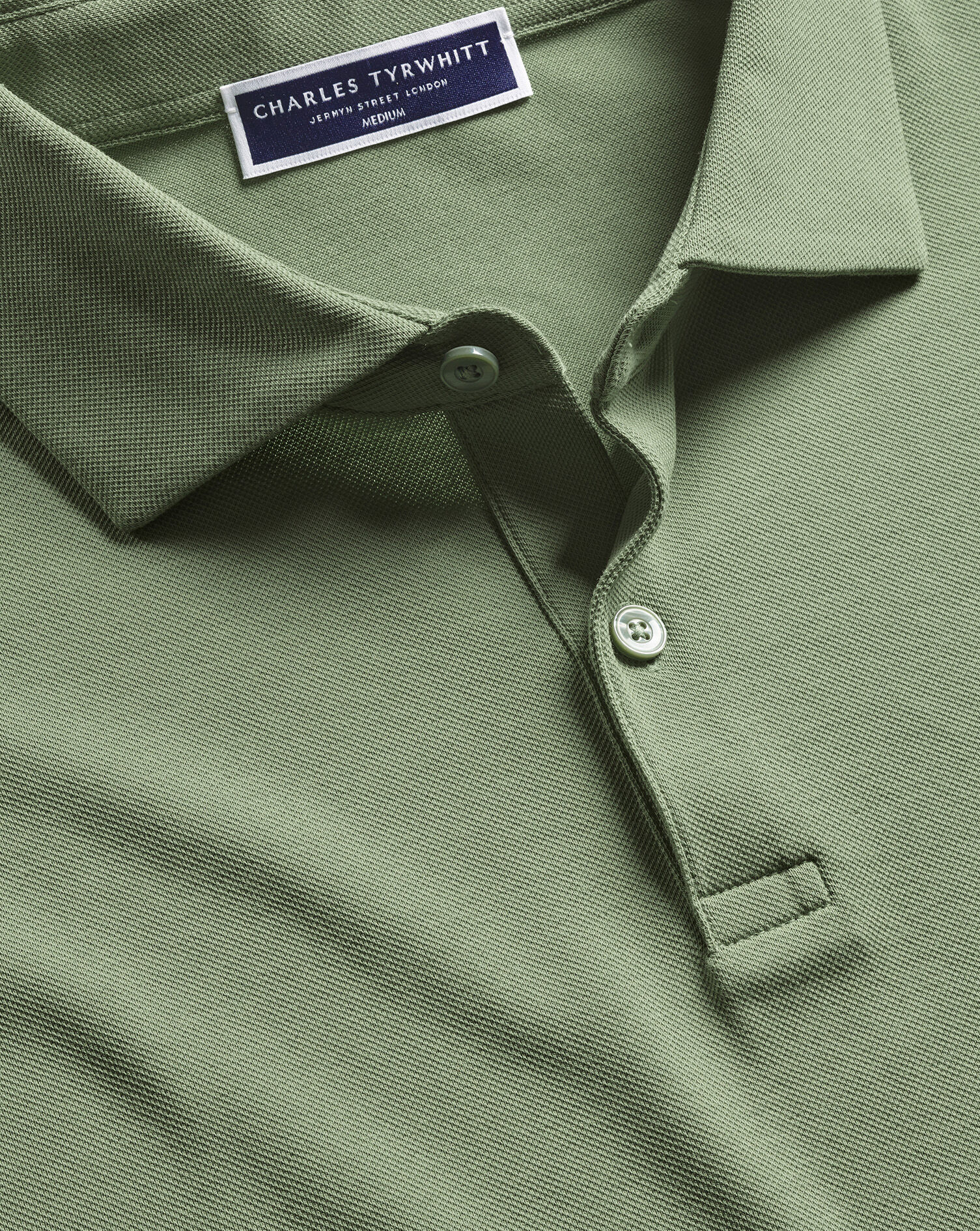 Smart Pique Polo - Green