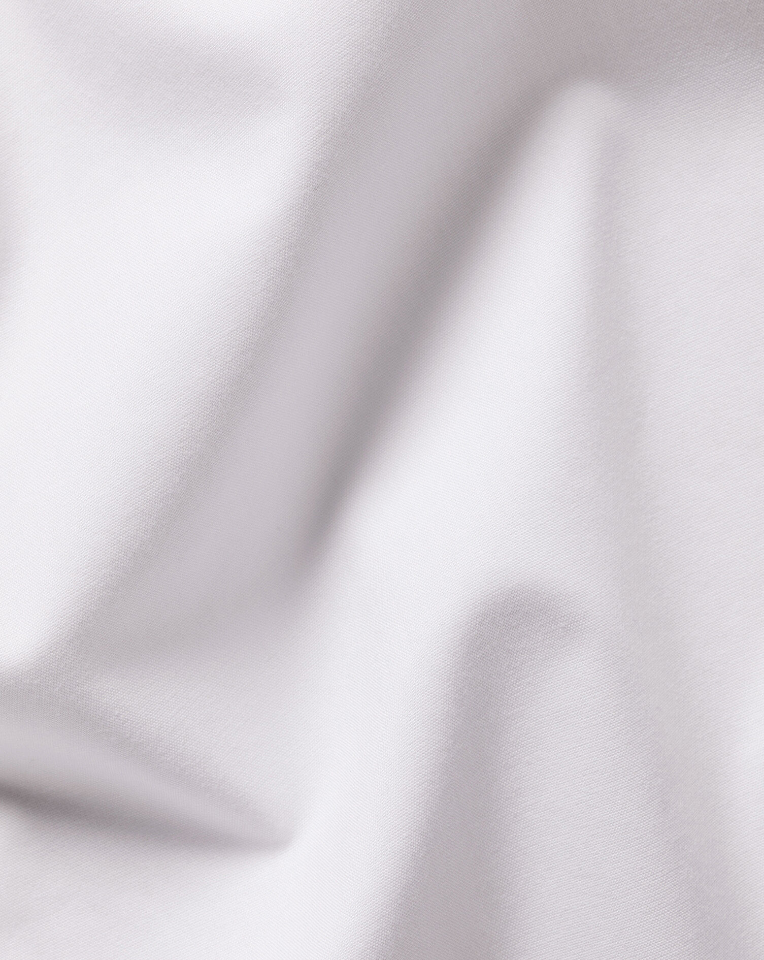 Spread Collar Non-Iron Poplin Shirt - White