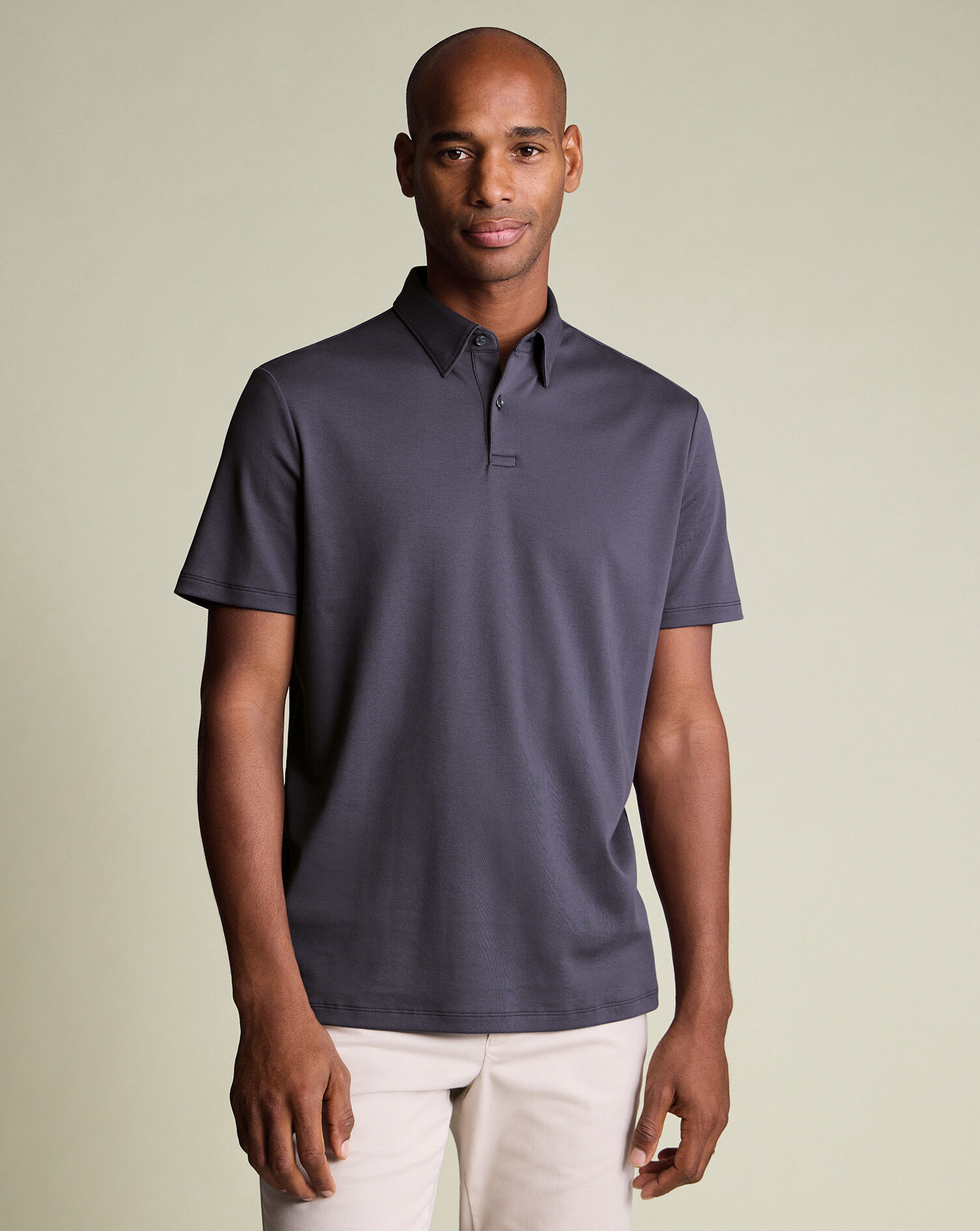 Dark Mauve Smart Jersey Polo