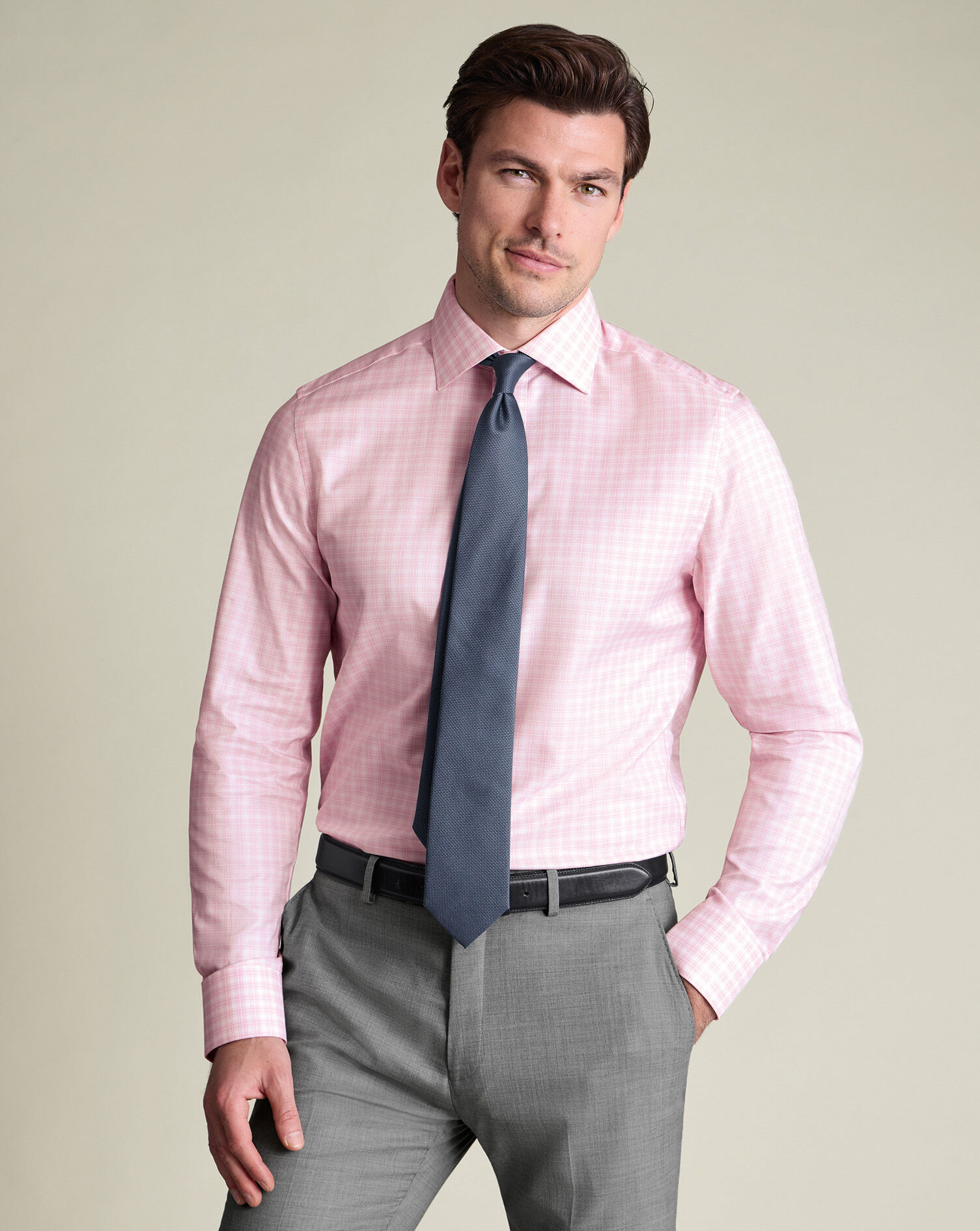 Luxury Check Shirt - Pink
