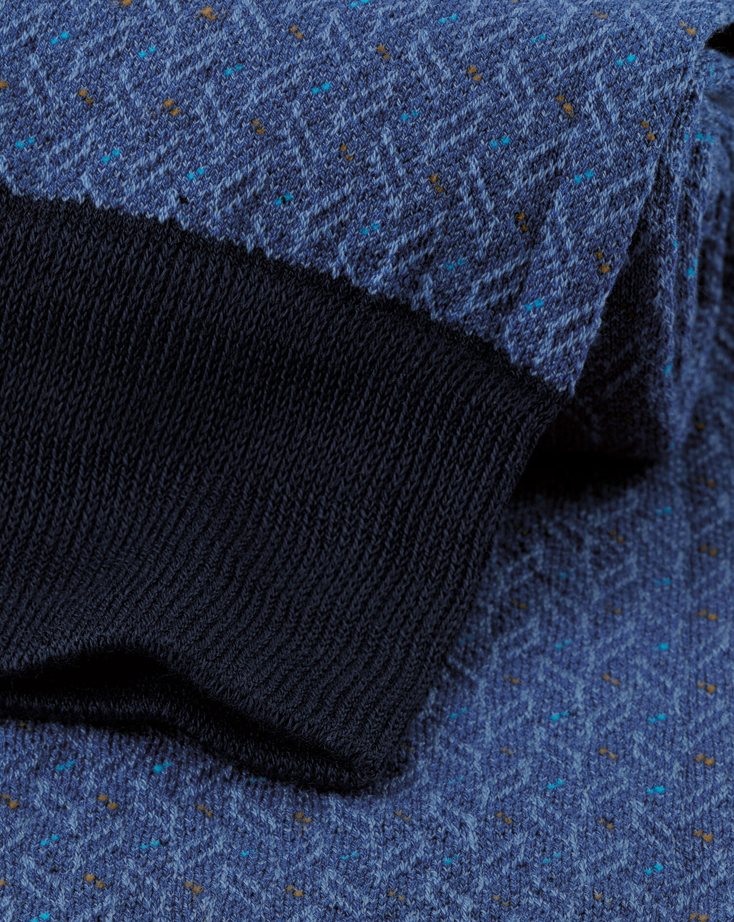 Semi Plain Socks - Indigo Blue