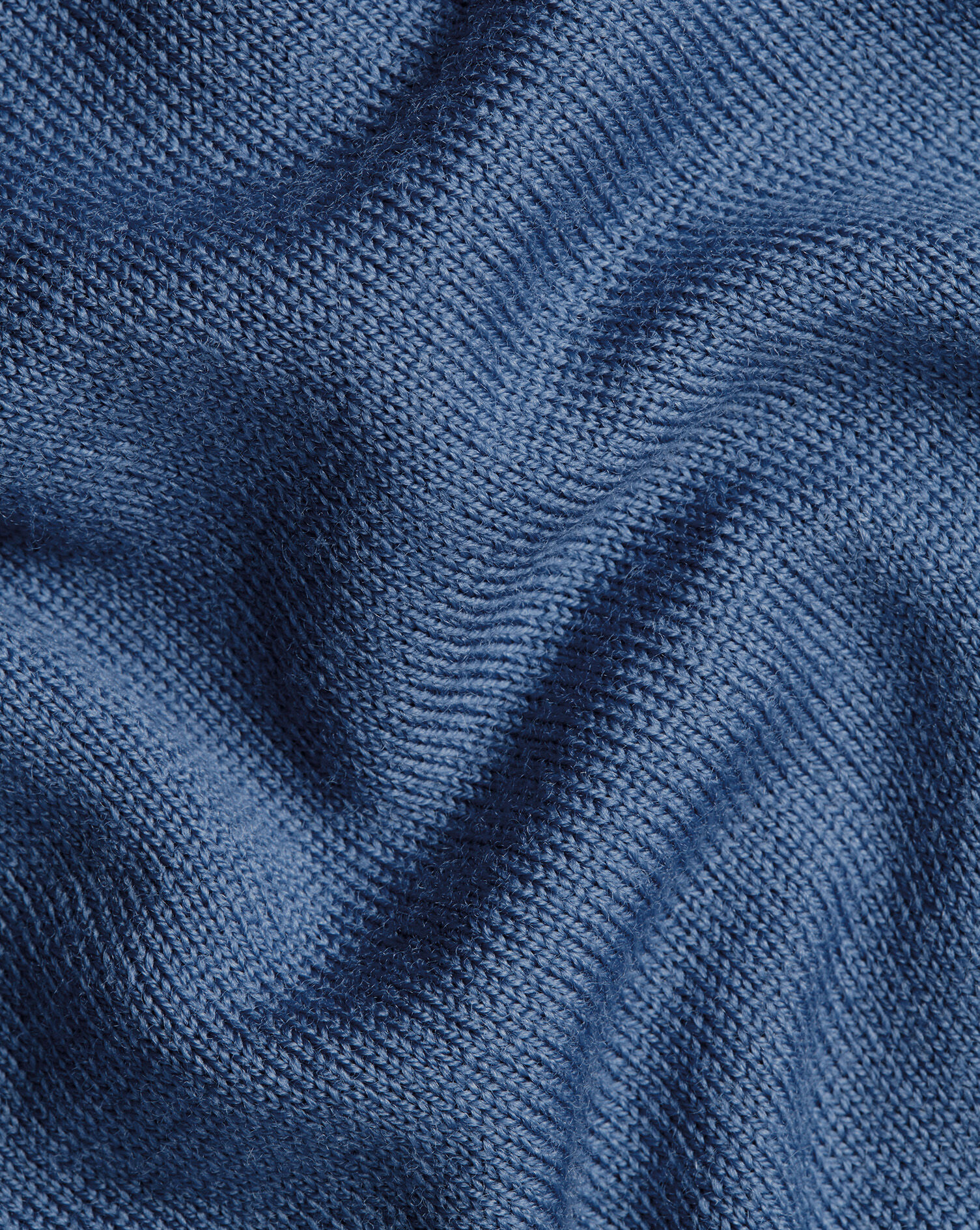 Merino Quarter Zip Sweater - Steel Blue