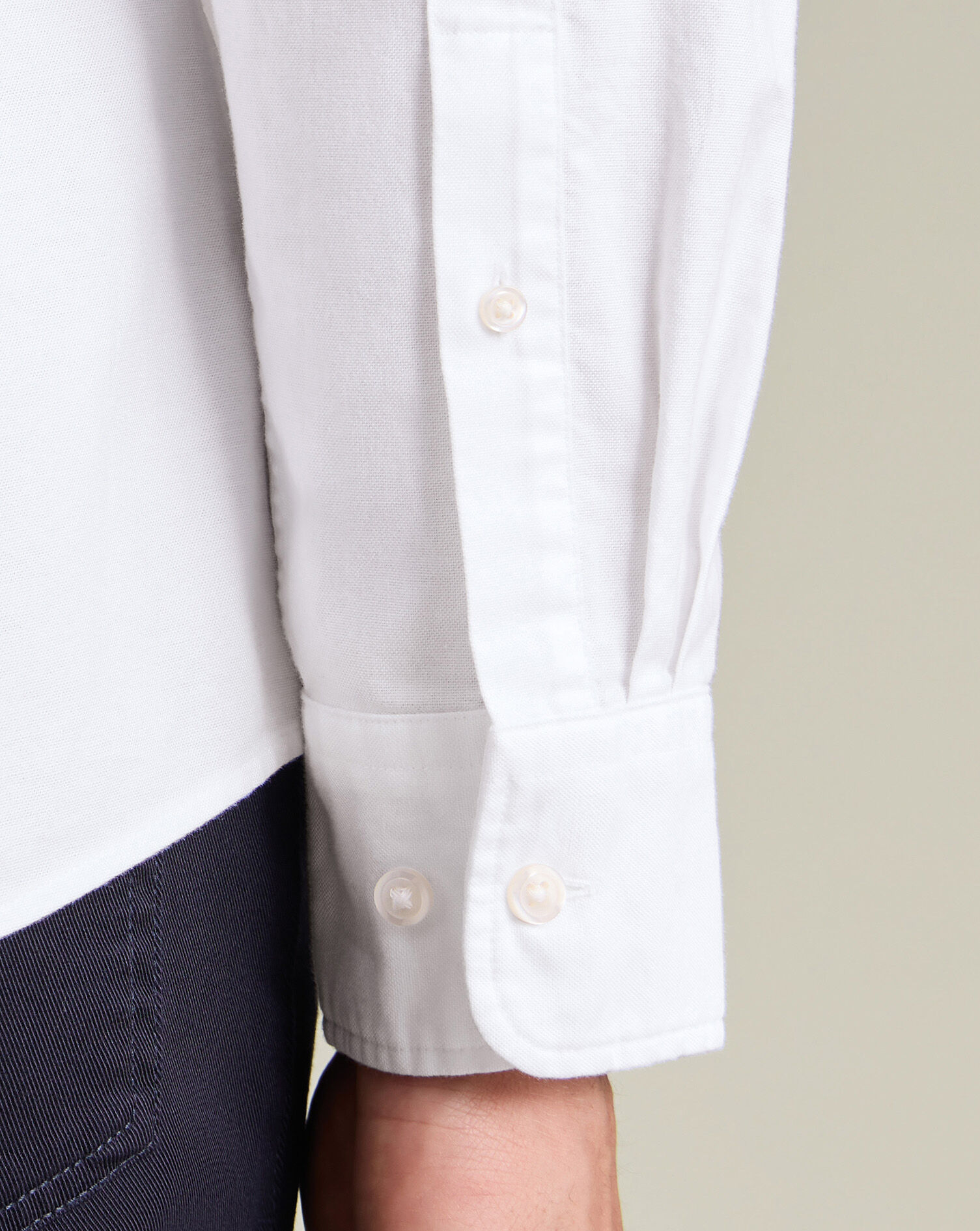 England Rugby Washed Oxford Shirt - White