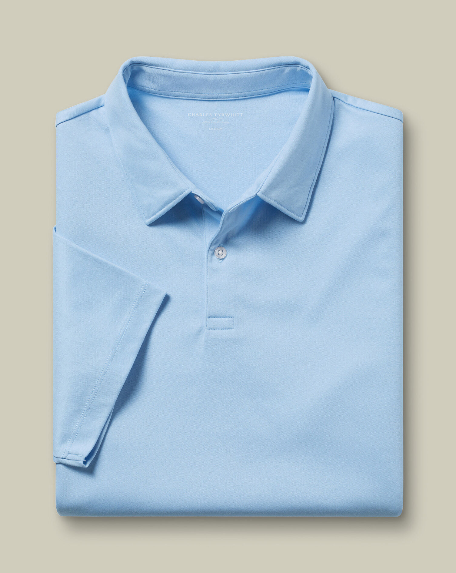 Smart Jersey Polo - Sky Blue