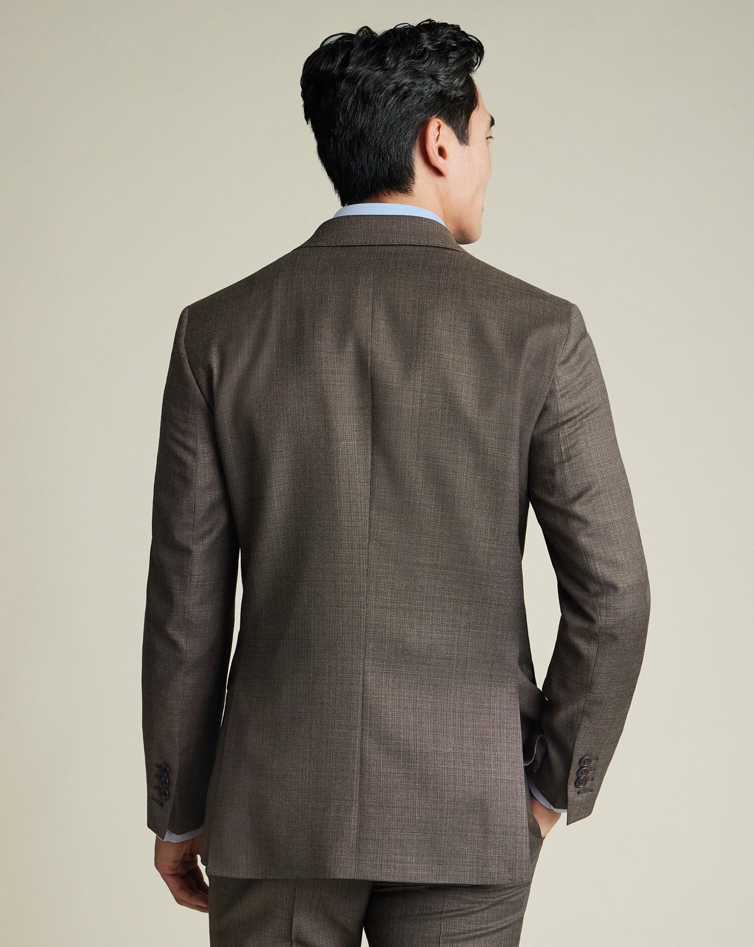Luxury Italian Suit - Mocha