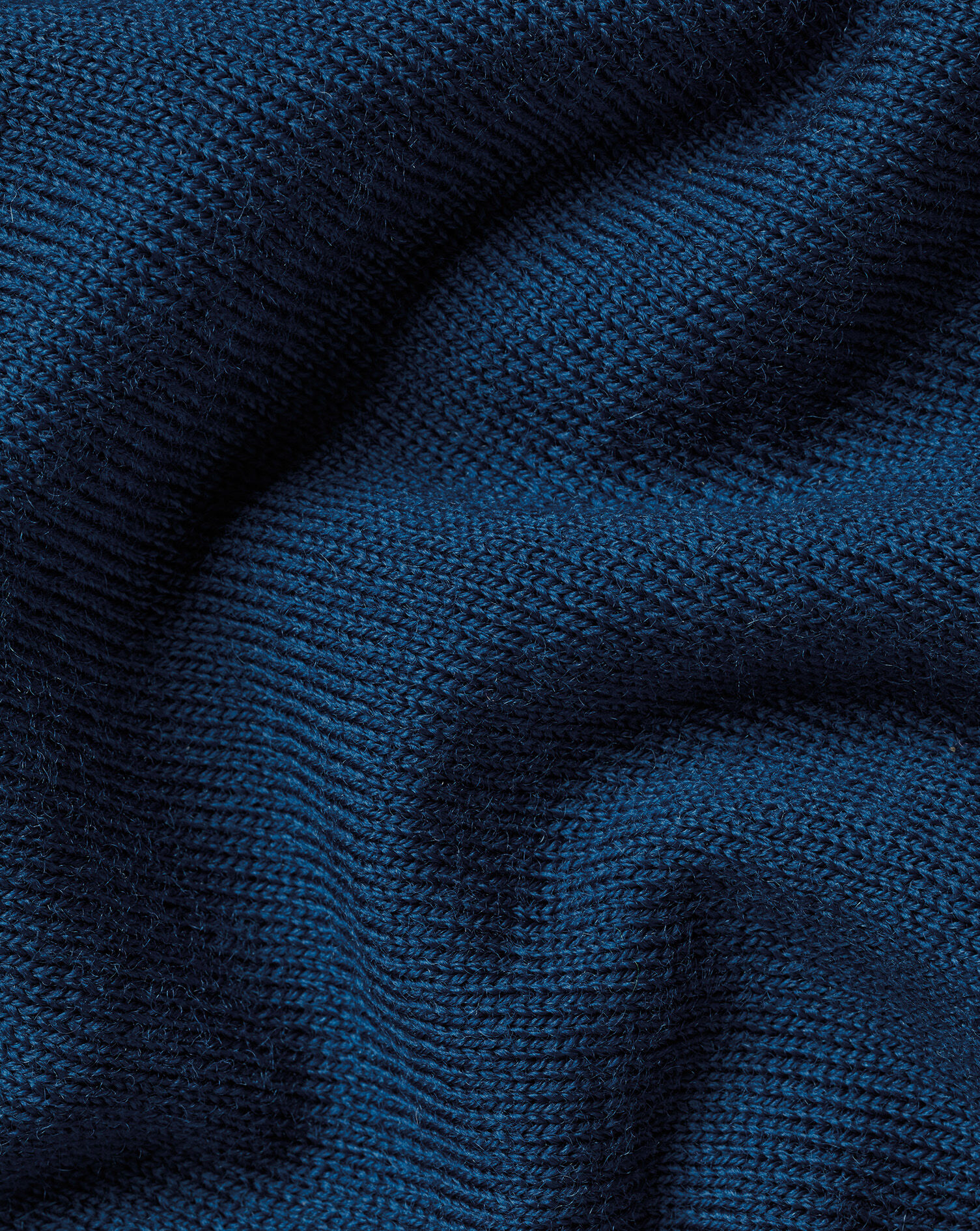 Merino Quarter Zip Sweater - Atlantic Blue