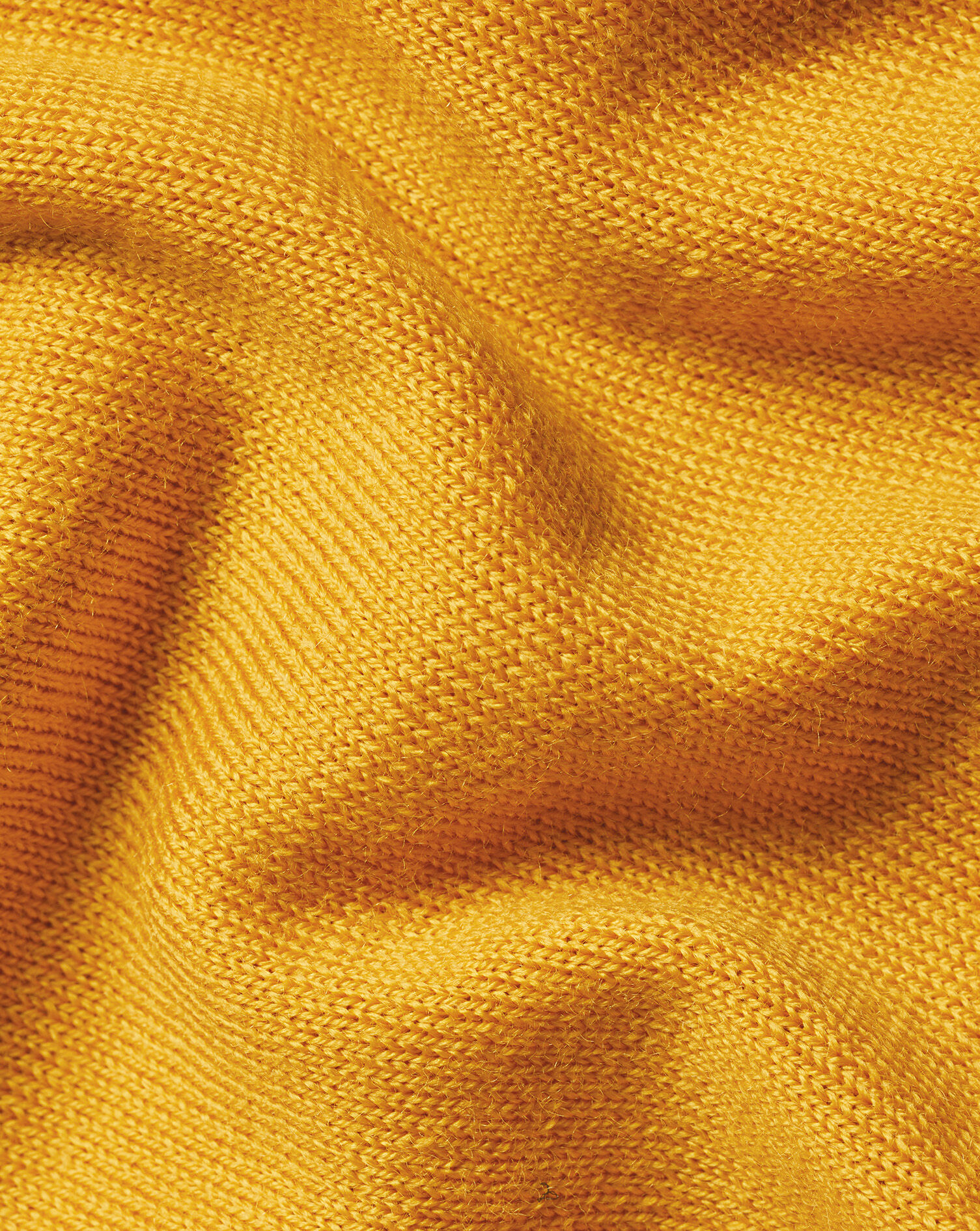 Merino Quarter Zip Sweater - Yellow