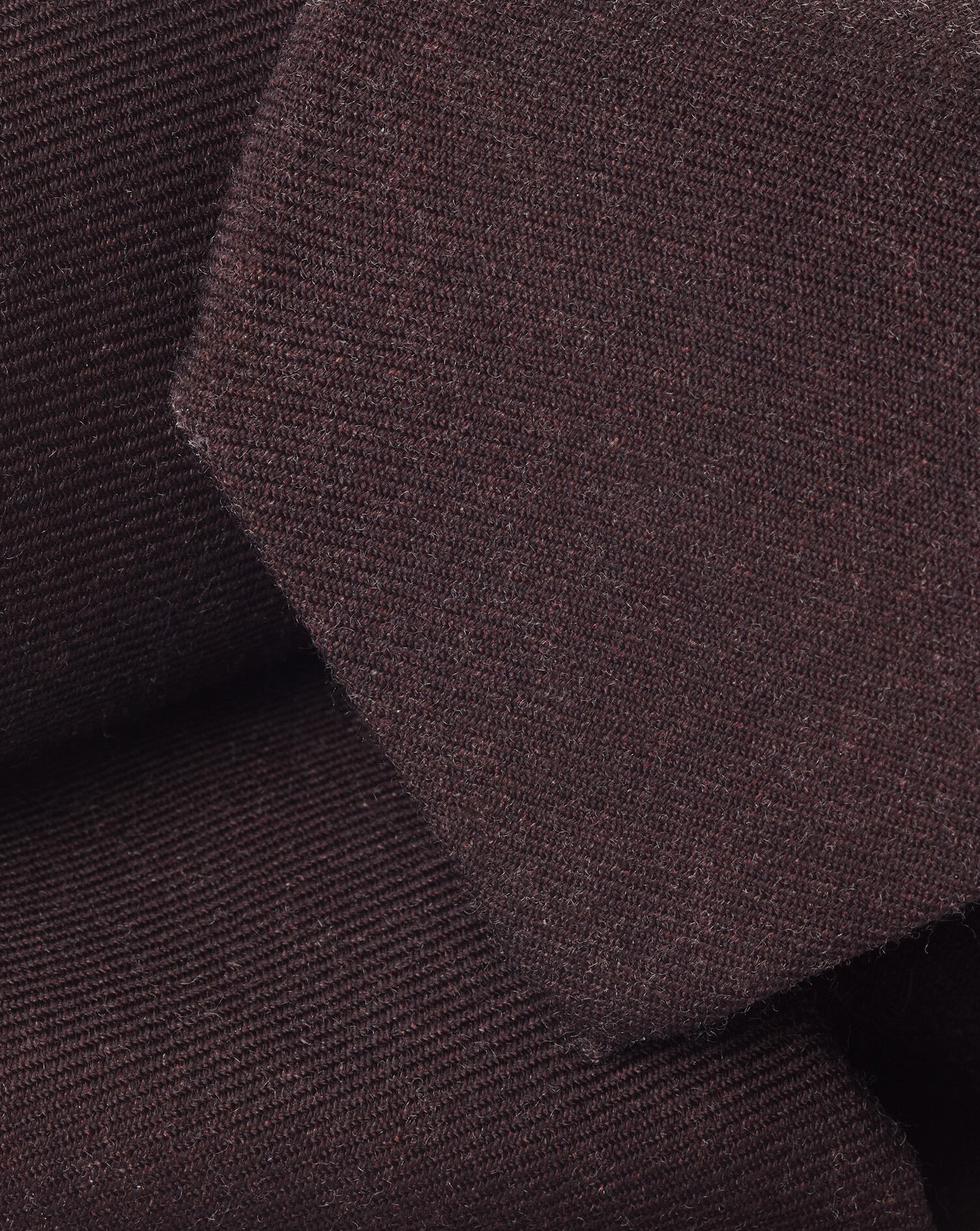 Wool Tie - Burgundy