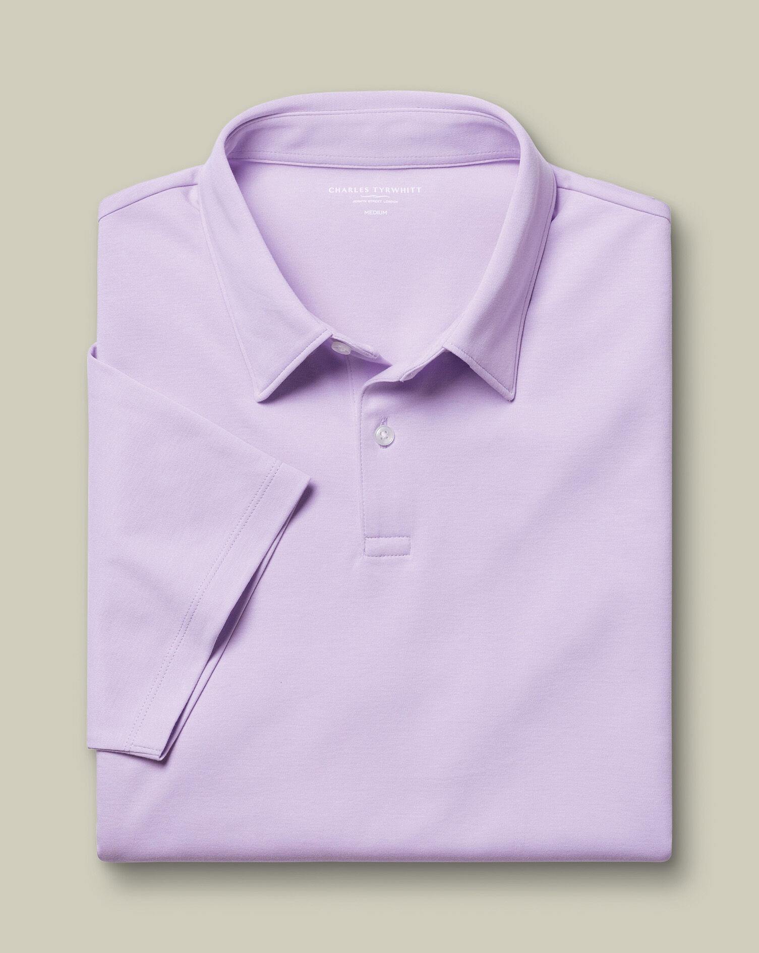 Smart Jersey Polo - Lilac Purple