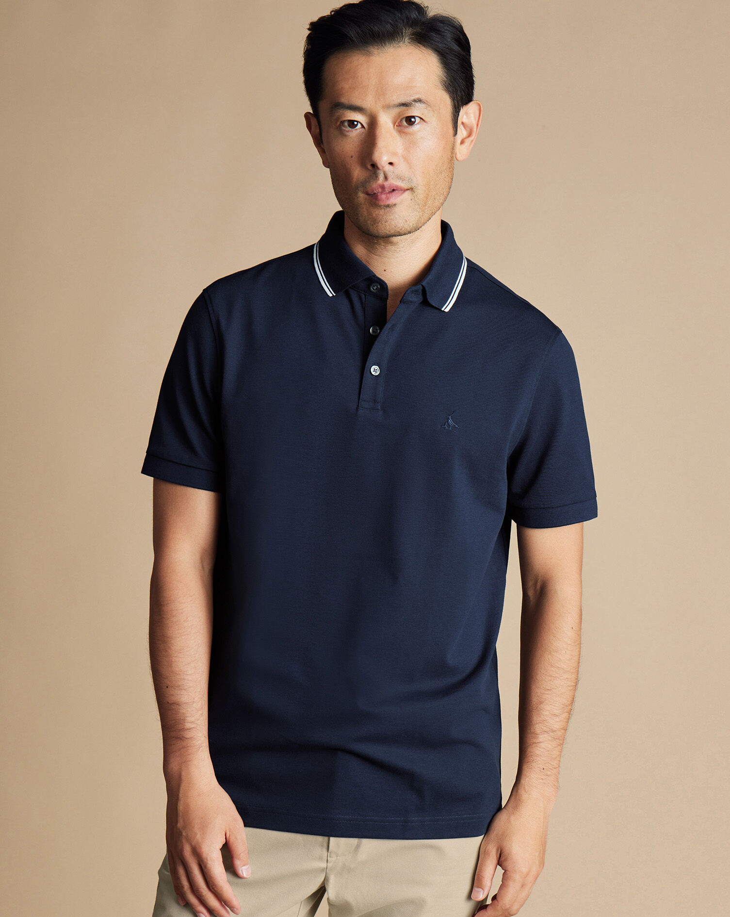 Pique Polo - Navy