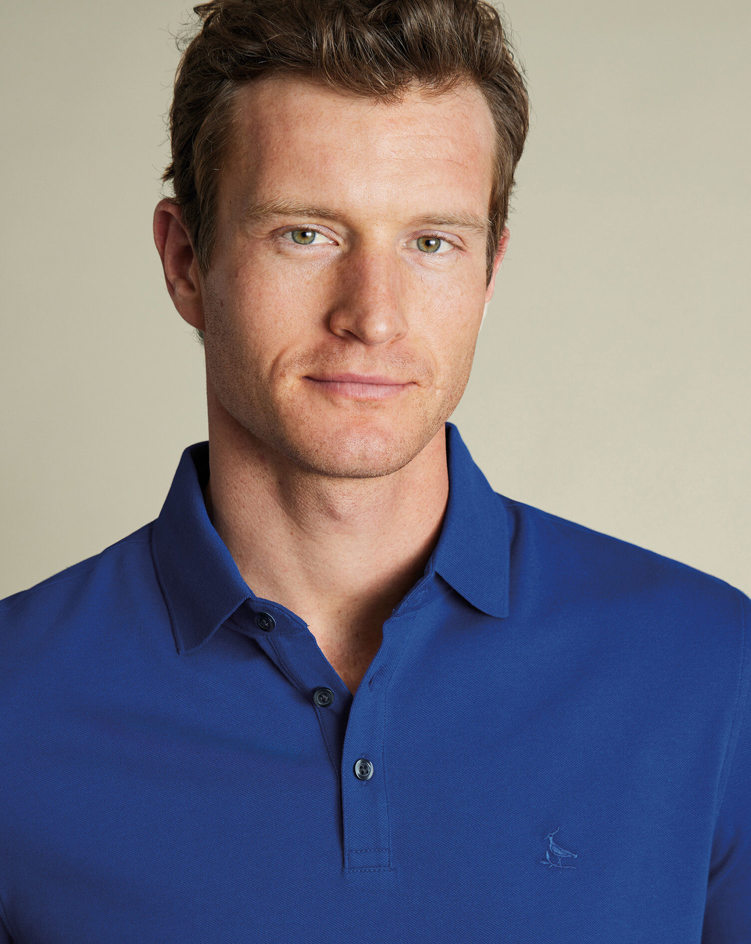 Pique Polo - Cobalt Blue