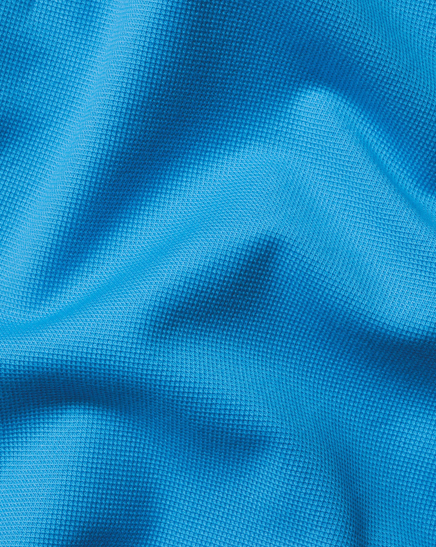 Pique Polo - Turquoise Blue